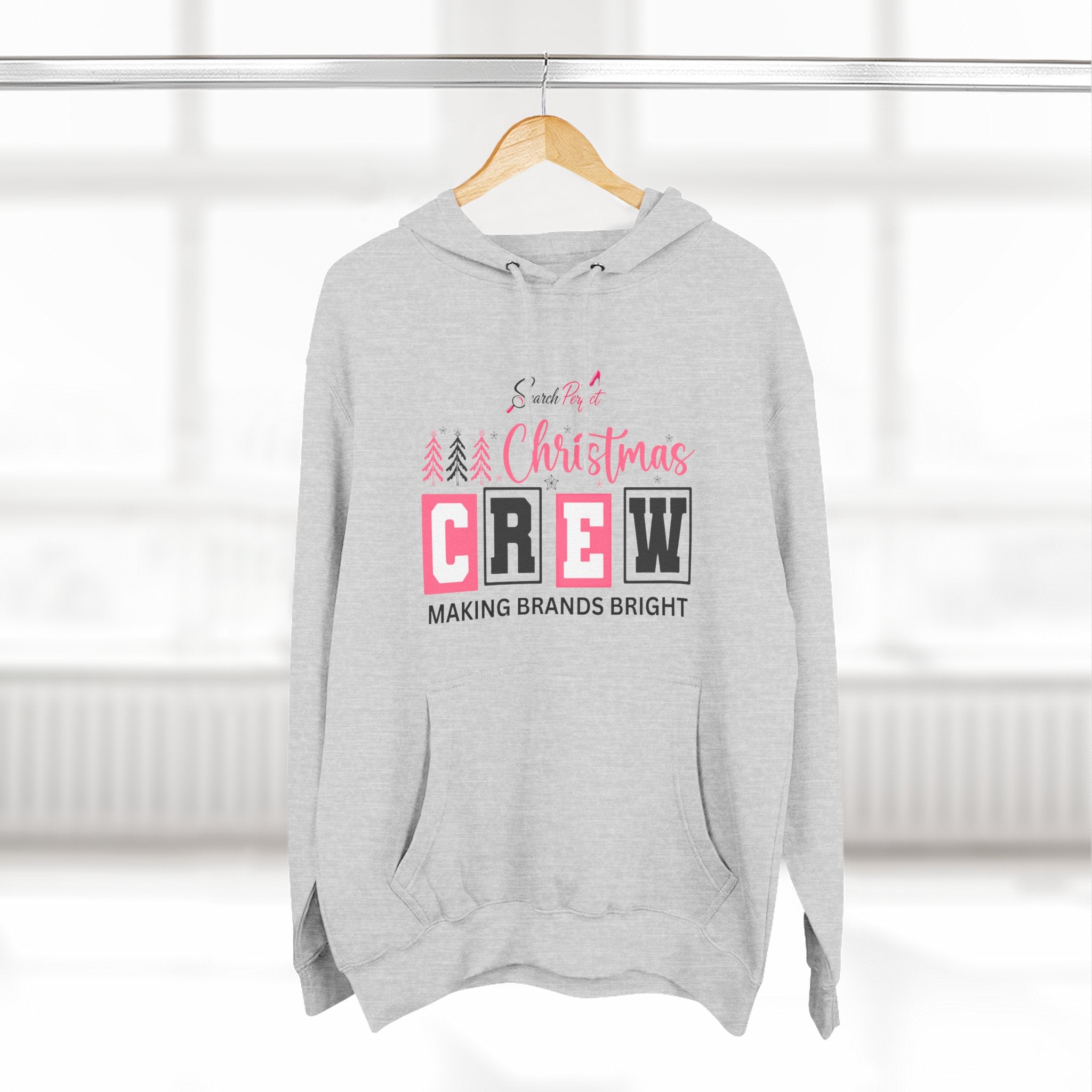 Christmas Crew Hoodie — Holiday Team Sweatshirt (Making Brands Bright)