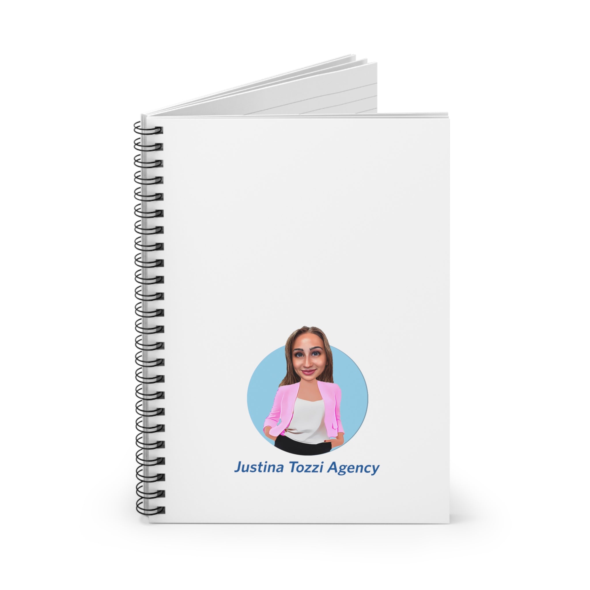 Justina Tozzi Agency  Caricature Spiral Notebook - Amanda