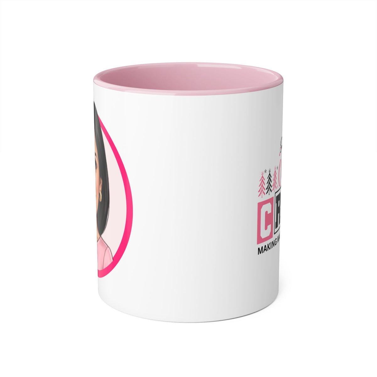 Rosa  Caricature Portrait Accent Mug — Search Perfect Caricature Christmas