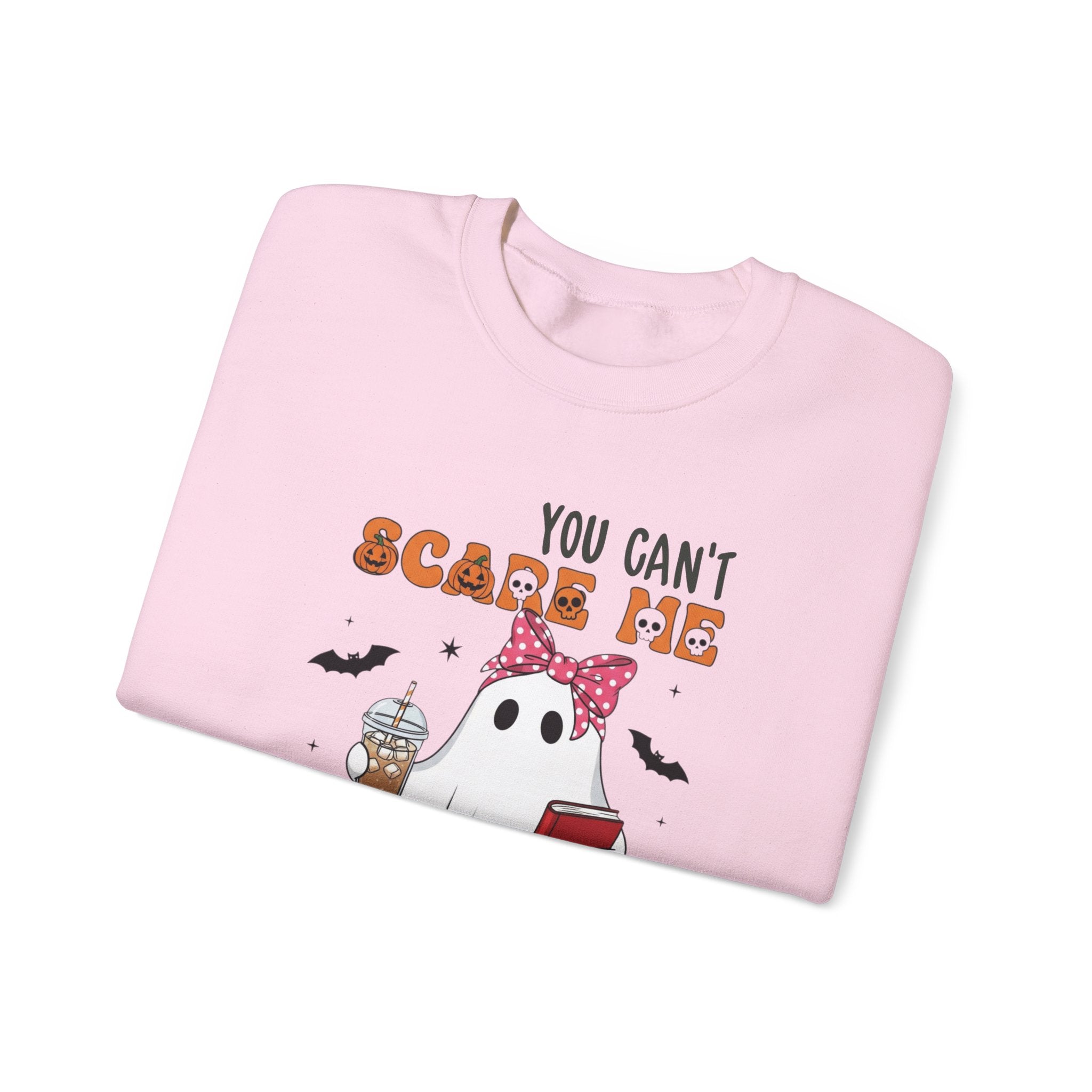 Funny Marketing Sweatshirt, Cute Ghost Ghoul Design, Halloween Gift, Unisex Crewneck, Work Humor