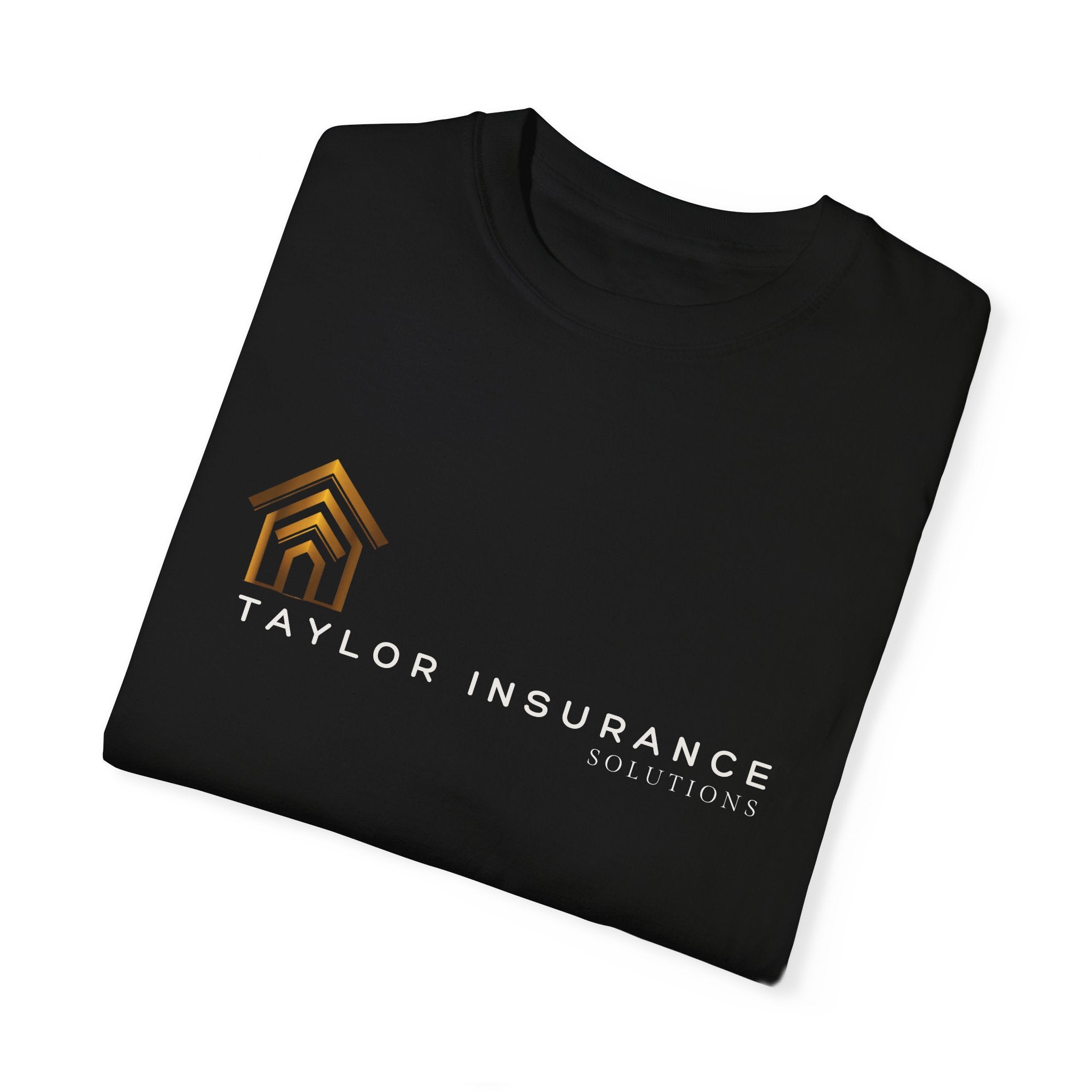 Unisex Garment-Dyed T-shirt White Logo - Monette Taylor