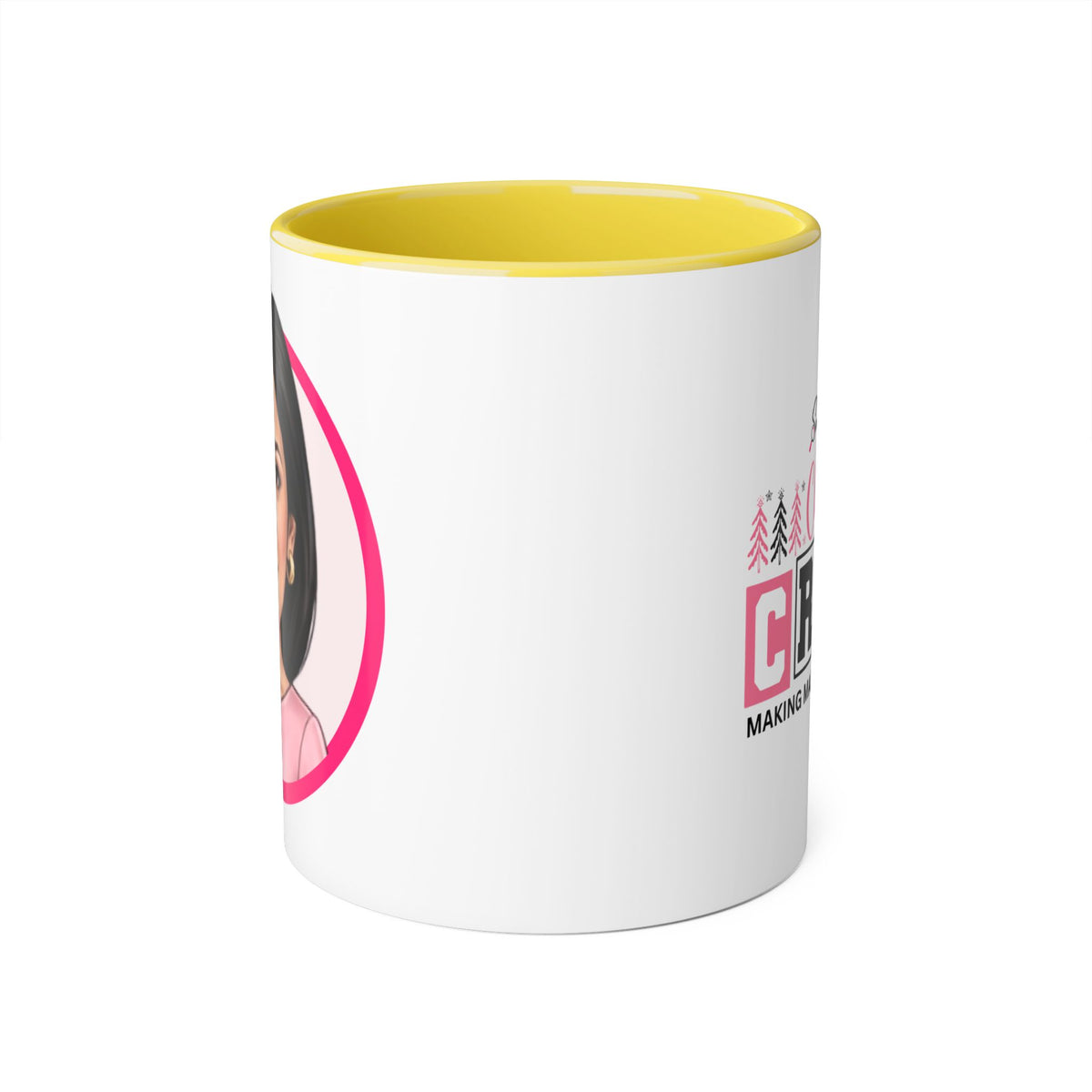 Rosa  Caricature Portrait Accent Mug — Search Perfect Caricature Christmas
