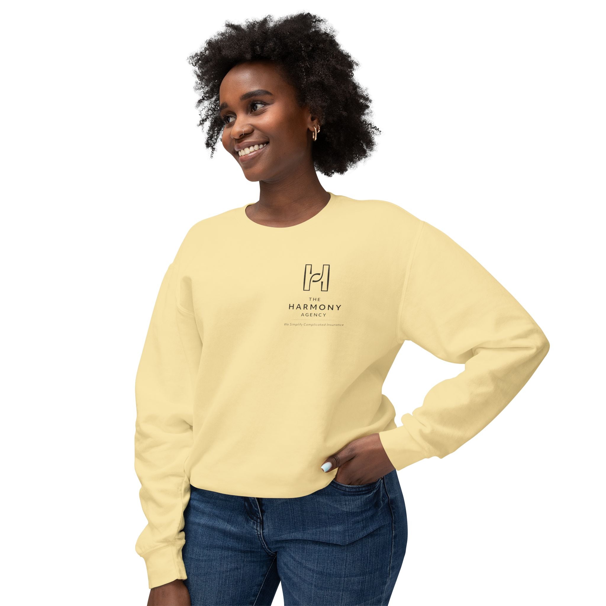 Angie Mikel Unisex Lightweight Crewneck Sweatshirt