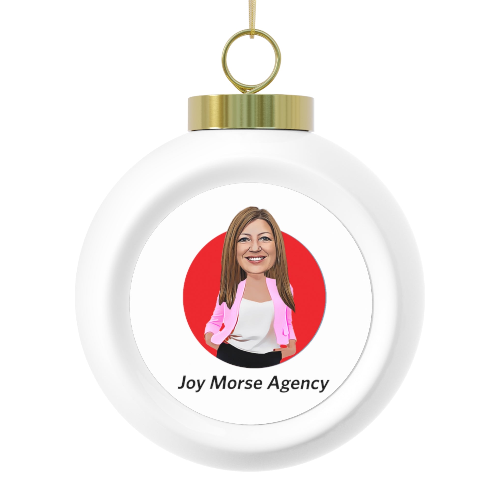 Joy Morse Agency Christmas Ball Ornament- Charity