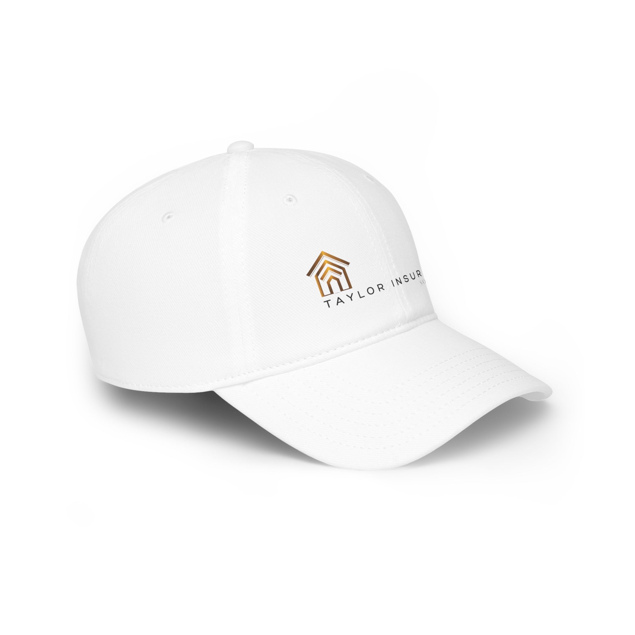 Low Profile Baseball Cap Black Logo  - Monette Taylor