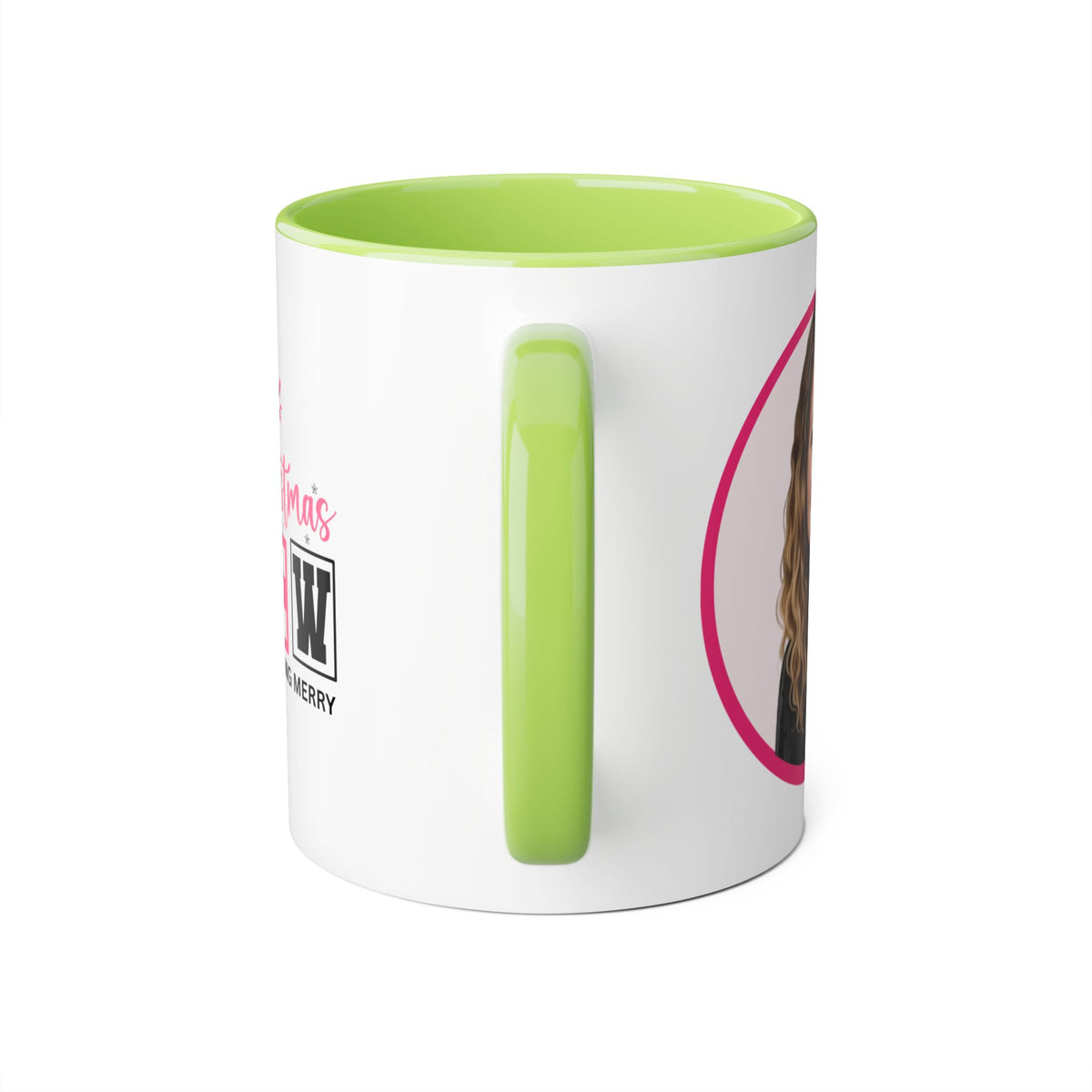Penni  Caricature Portrait Accent Mug — Search Perfect Caricature Christmas