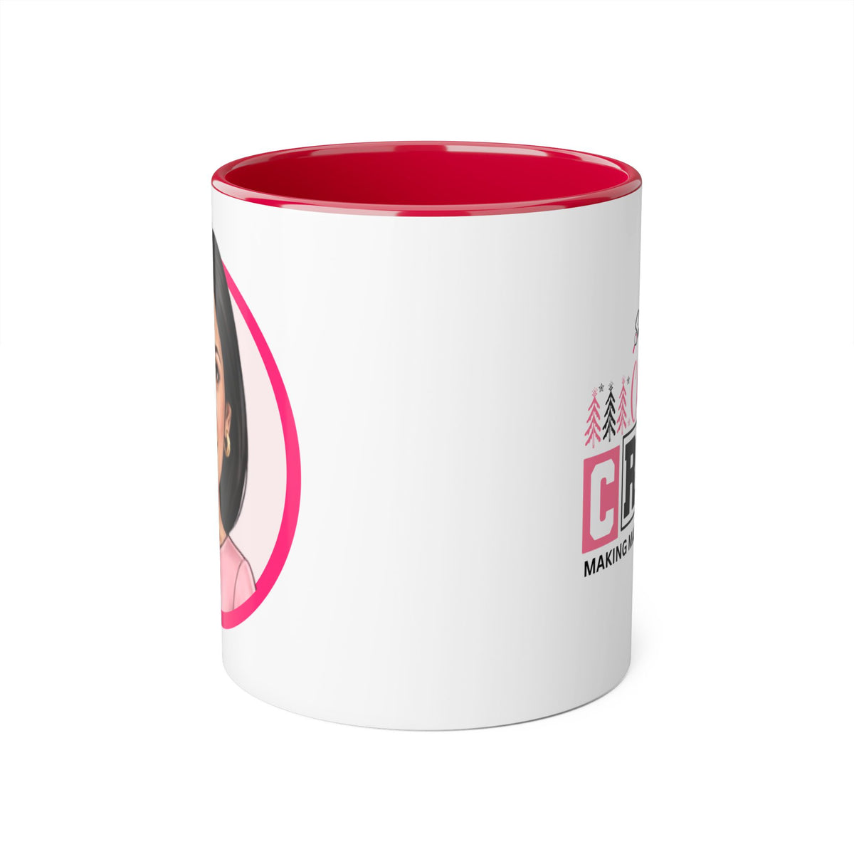 Rosa  Caricature Portrait Accent Mug — Search Perfect Caricature Christmas