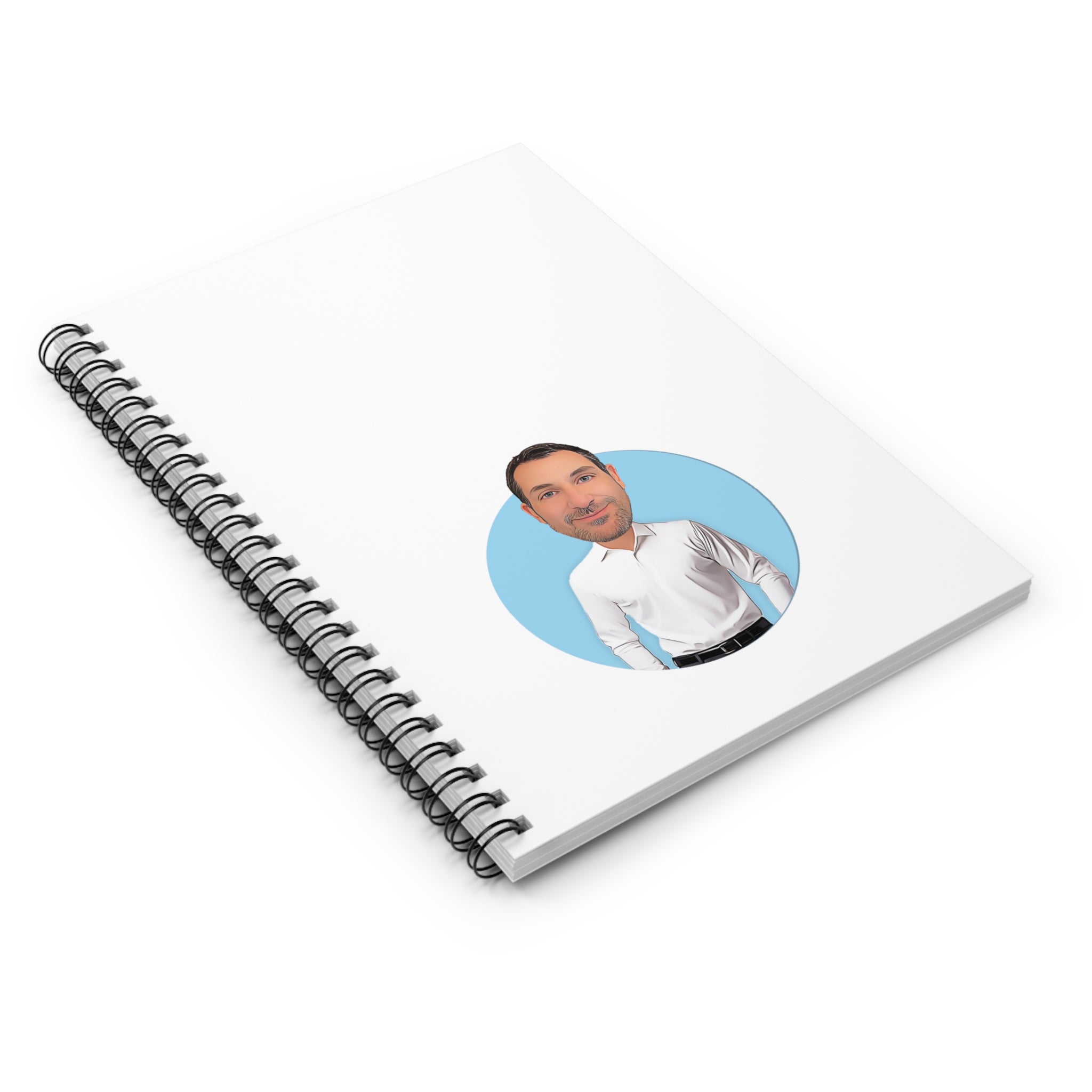 Kevin Purdy Agency  Caricature Spiral Notebook - Patrick