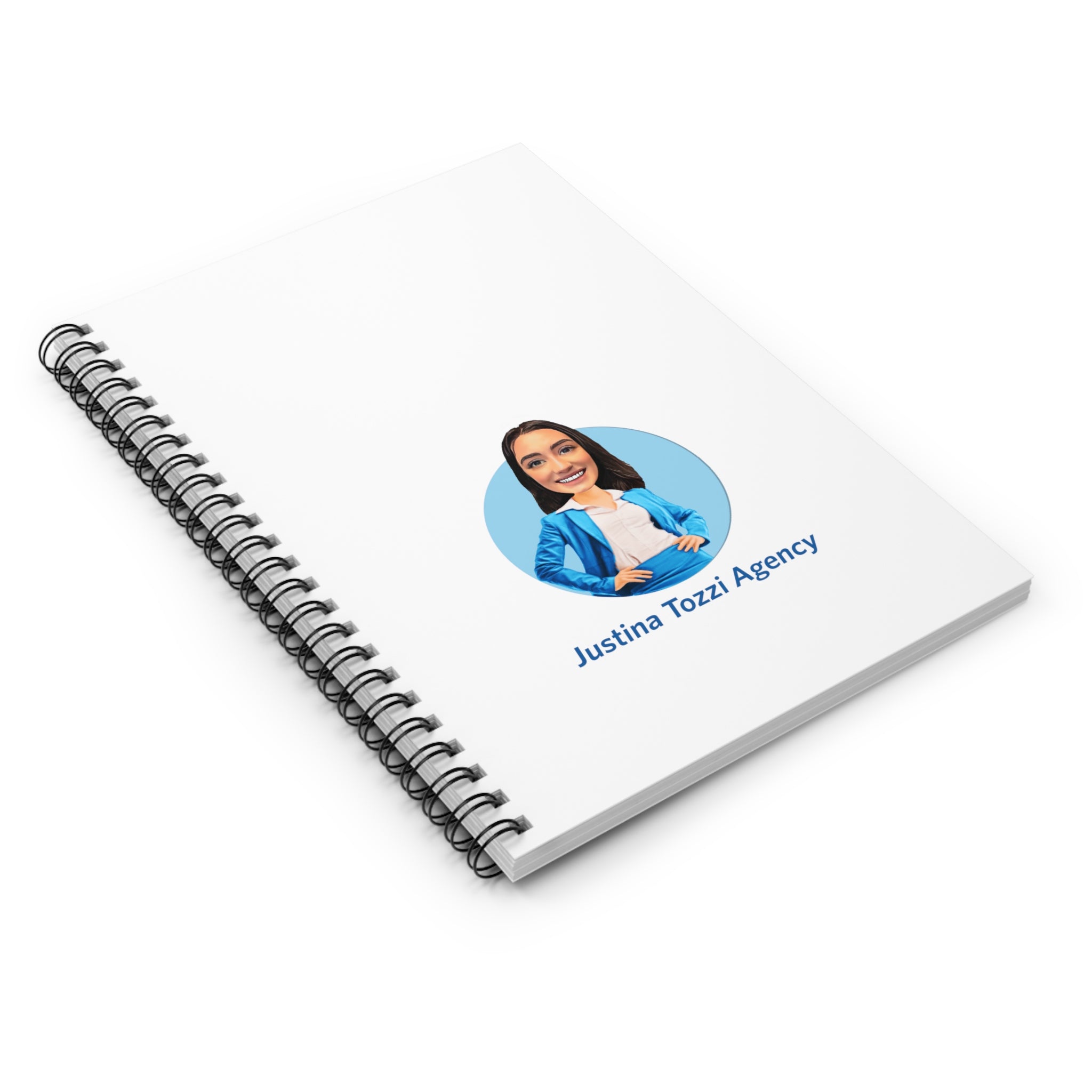 Justina Tozzi Agency  Caricature Spiral Notebook - Rebecca