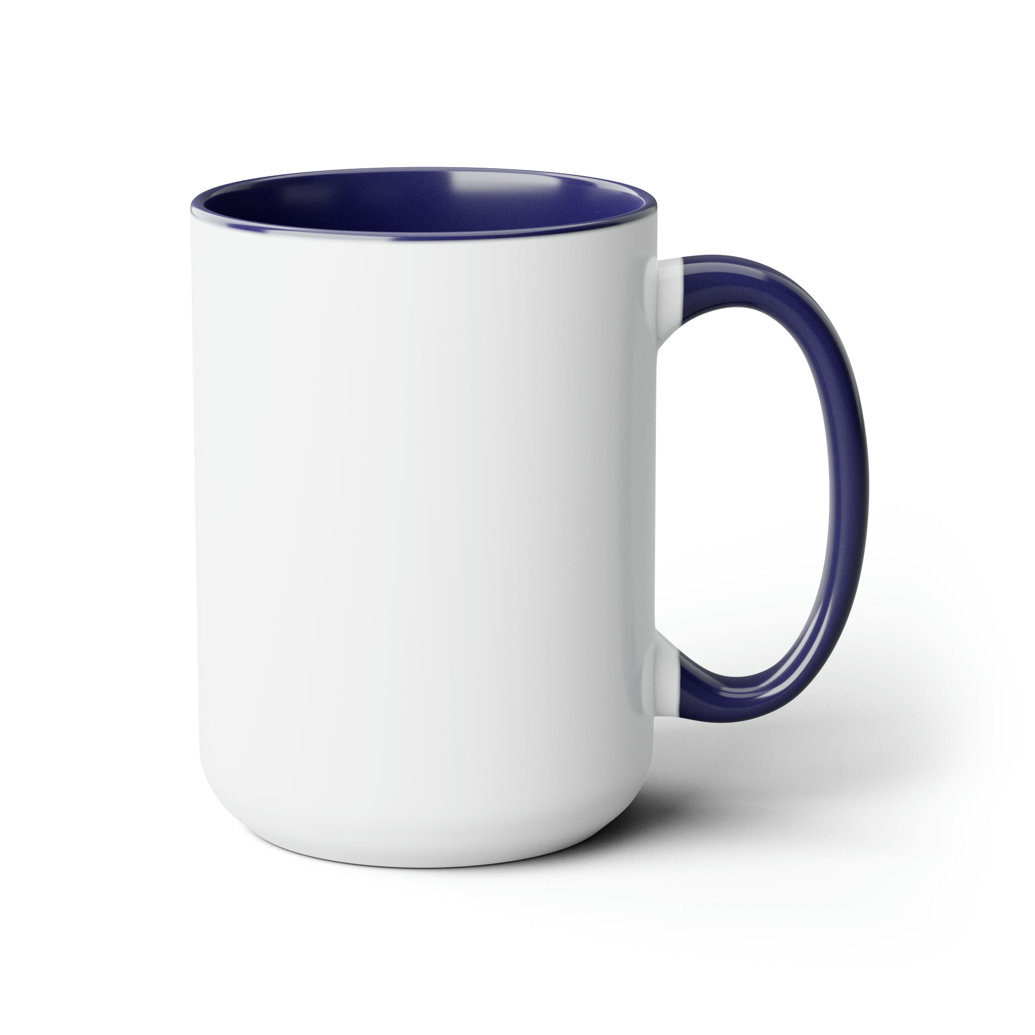 Justina Tozzi Agency Caricature Two-Tone Coffee Mugs, 15oz - Ashley
