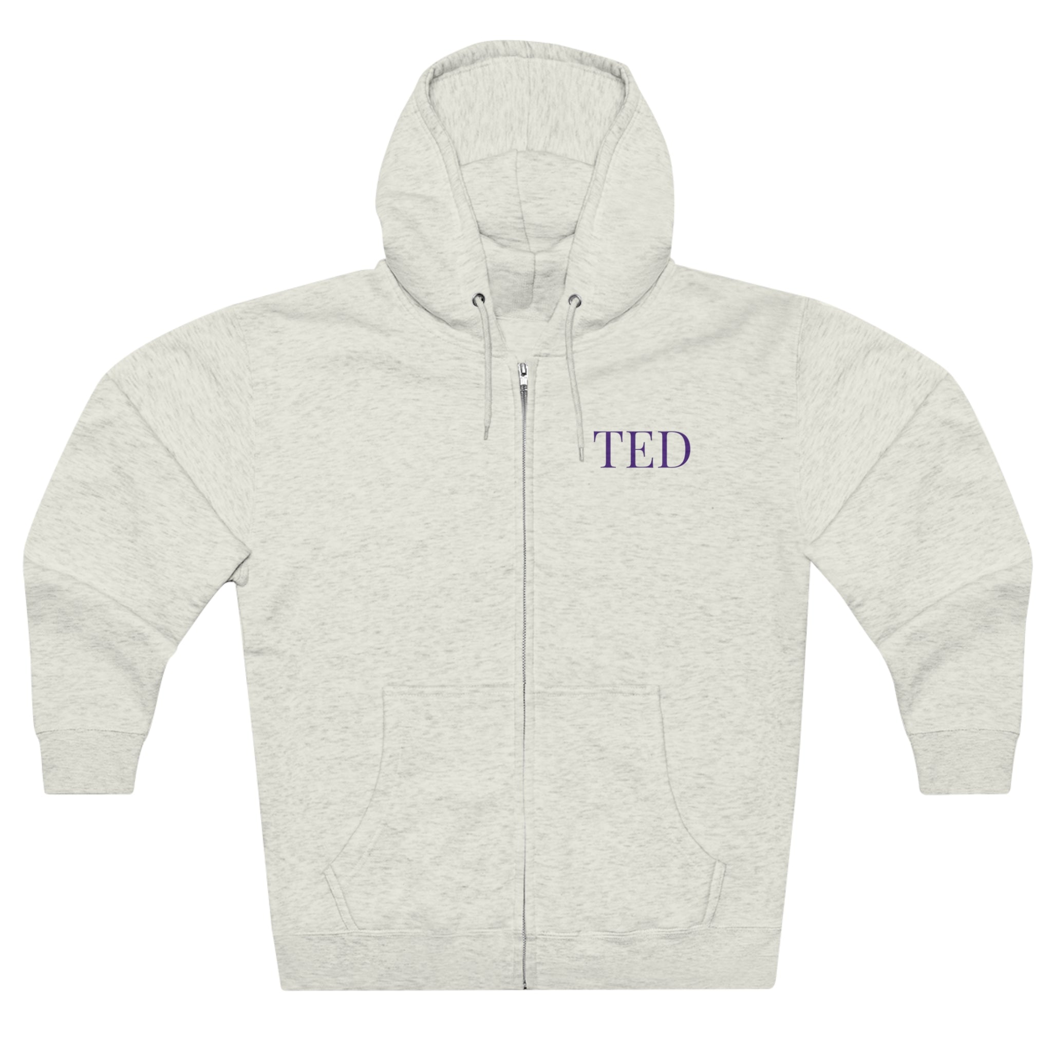 Ted Byrt Logo Unisex Zip Hoodie- TED