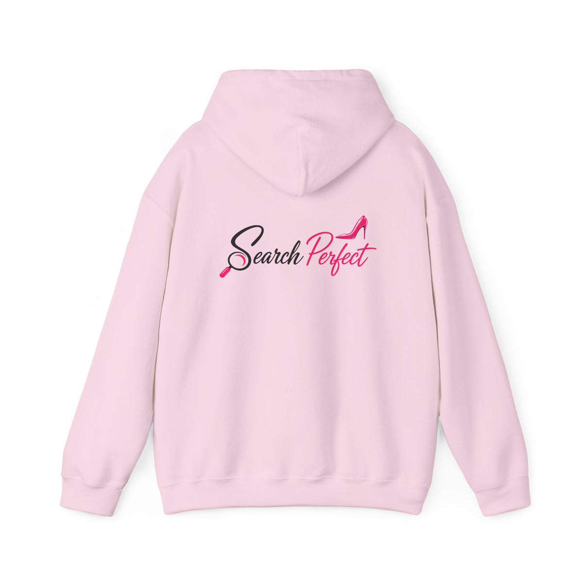 Santa Graphic Hoodie — "He Knows When You’re Not Ranking" SEO Funny Holiday Hoodie (Search Perfect Back)