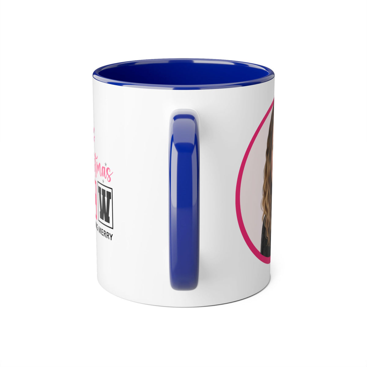 Penni  Caricature Portrait Accent Mug — Search Perfect Caricature Christmas