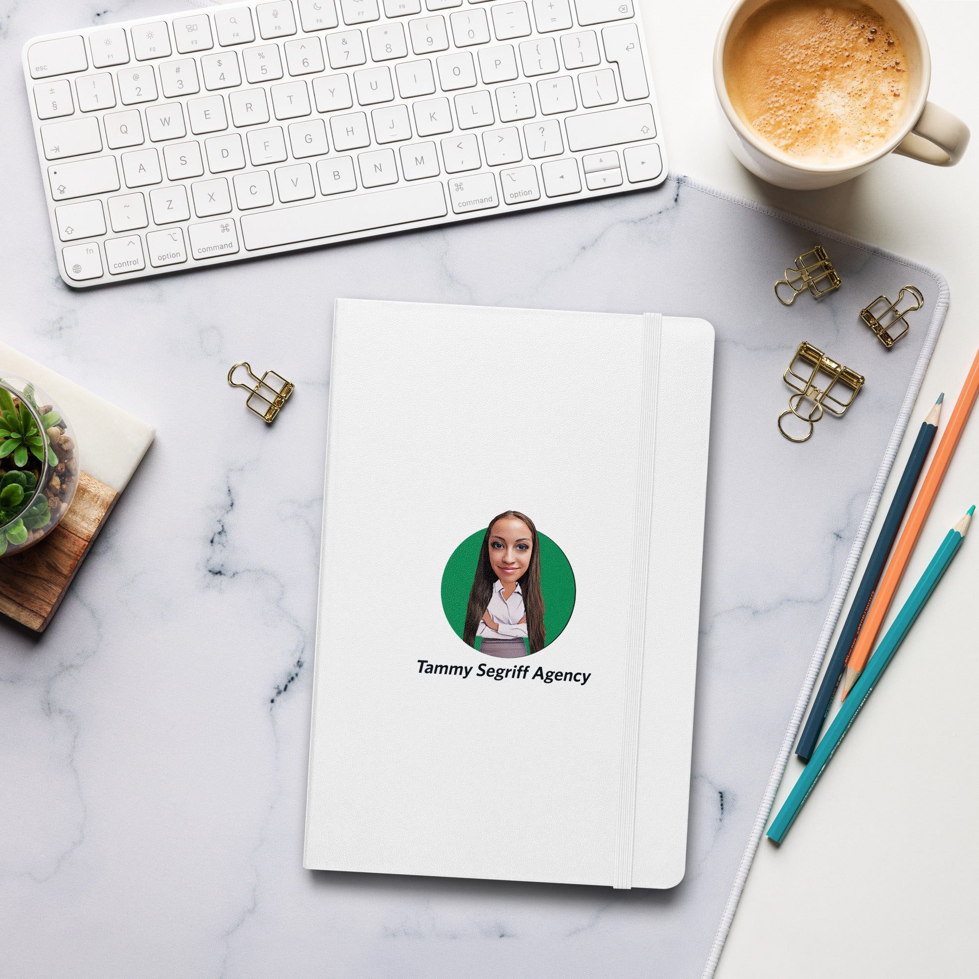 Tammy Segriff Hardcover bound notebook - Dalia