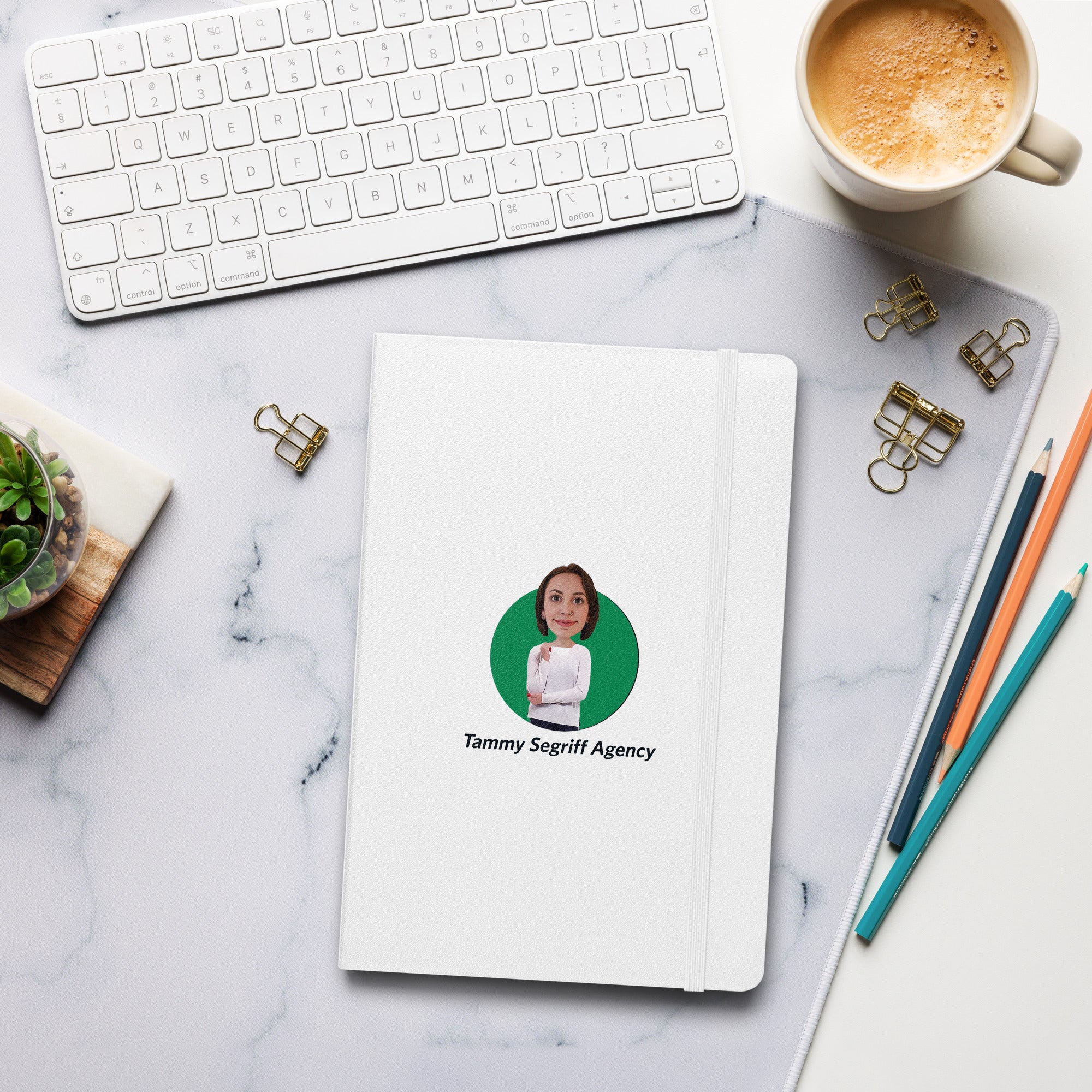 Tammy Segriff Hardcover bound notebook - Courtney
