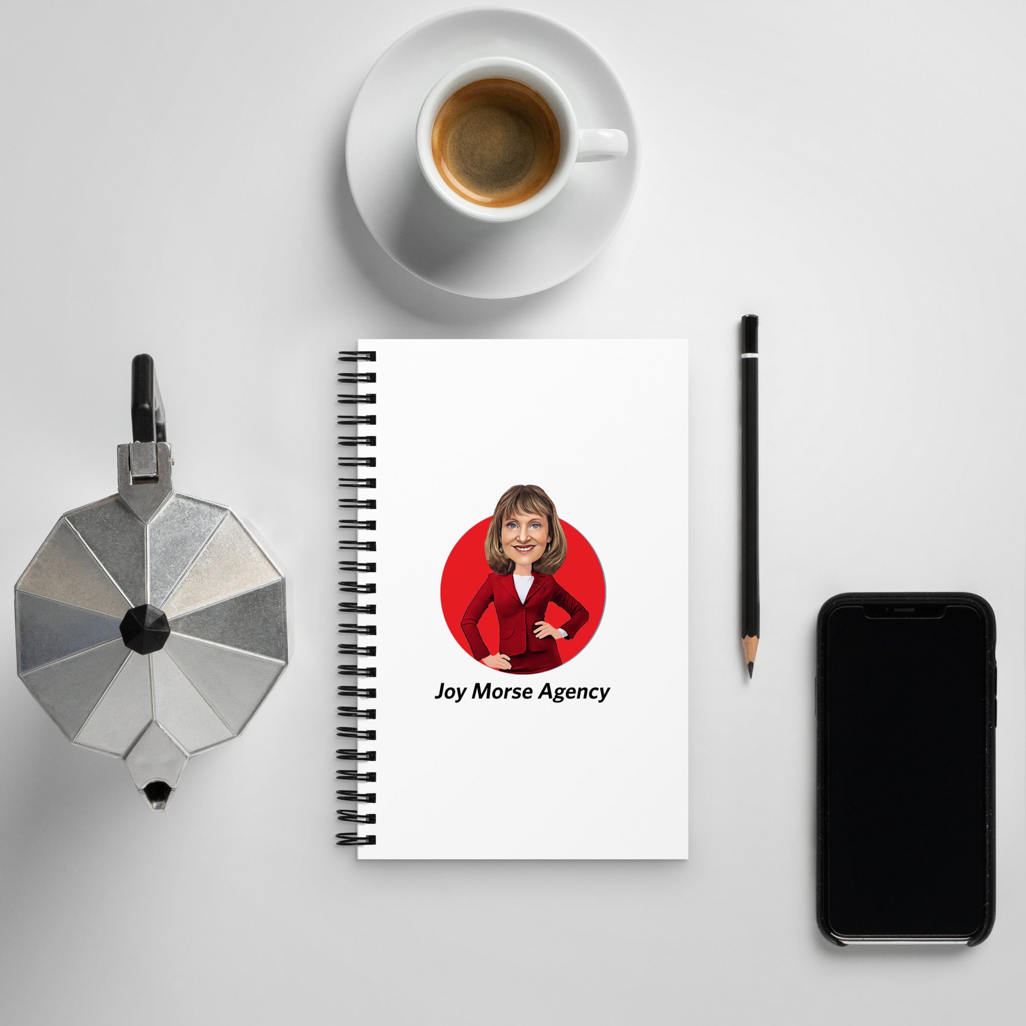 Joy Morse Agency Spiral notebook - Joy