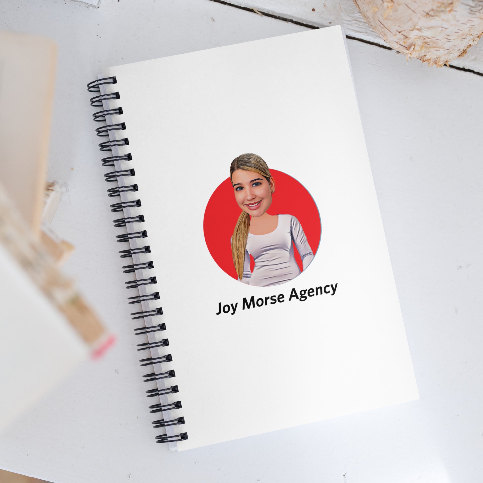 Joy Morse Agency Spiral notebook - Liayns