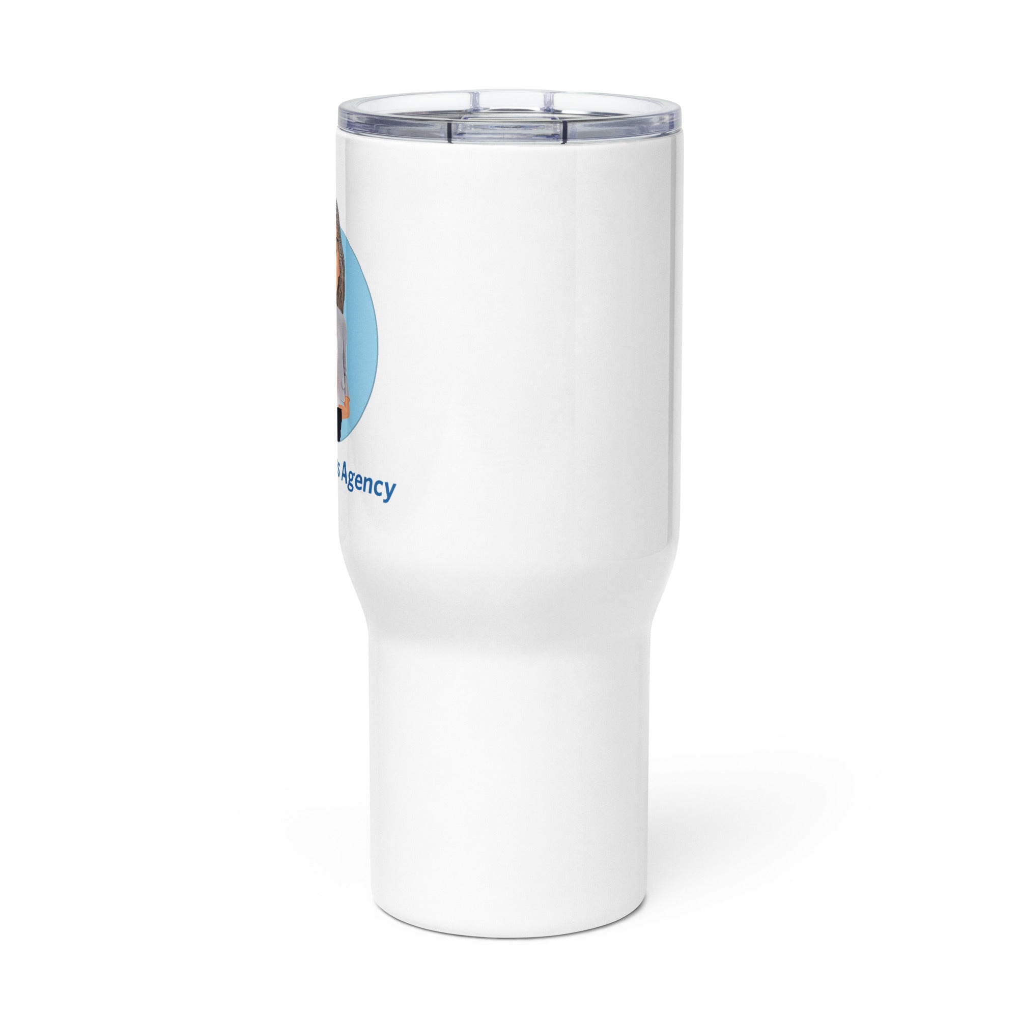 Hugo Valdes Travel mug with a handle - Maria De Los Reyes