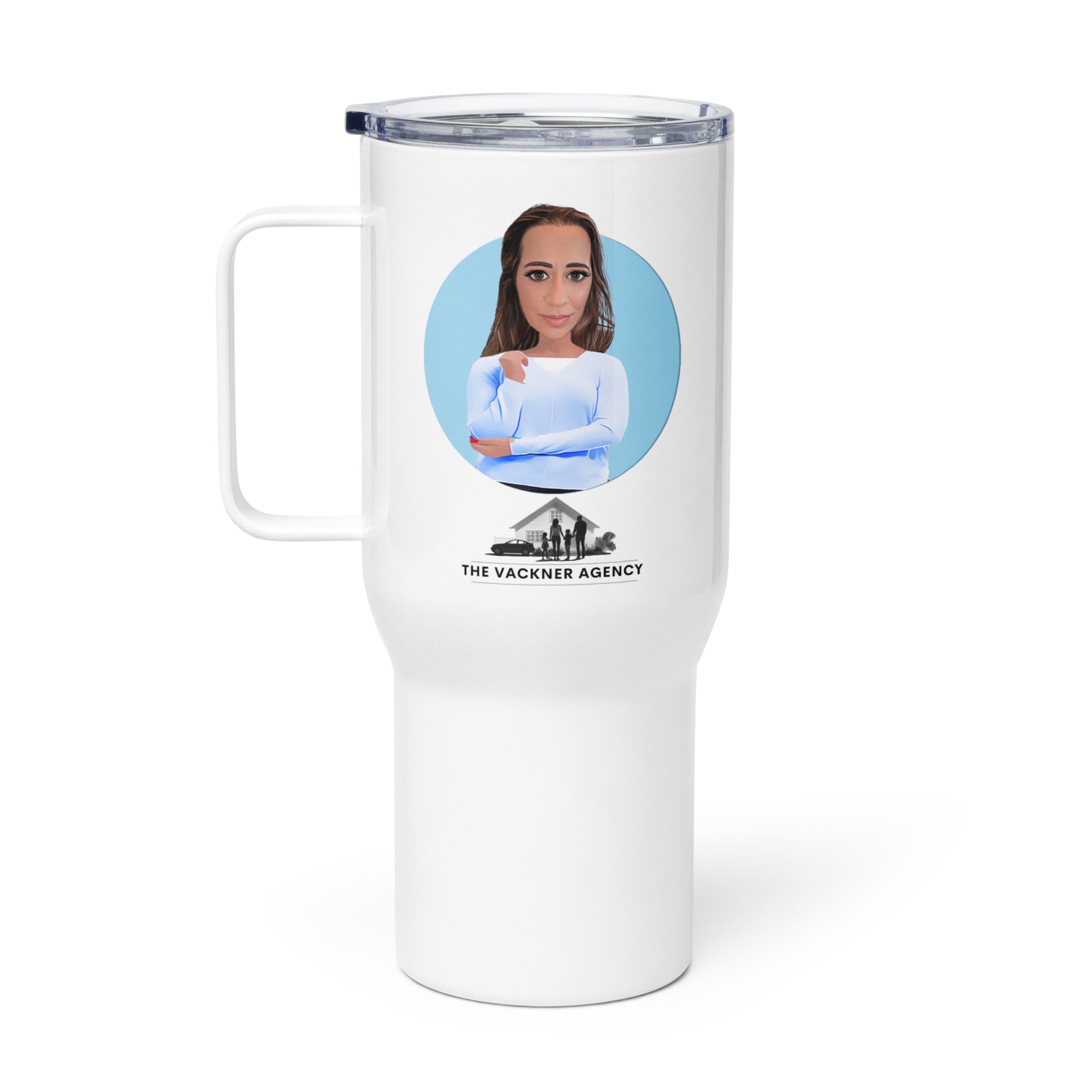 Melissa Vackner Agency Travel mug with a handle - Nicole