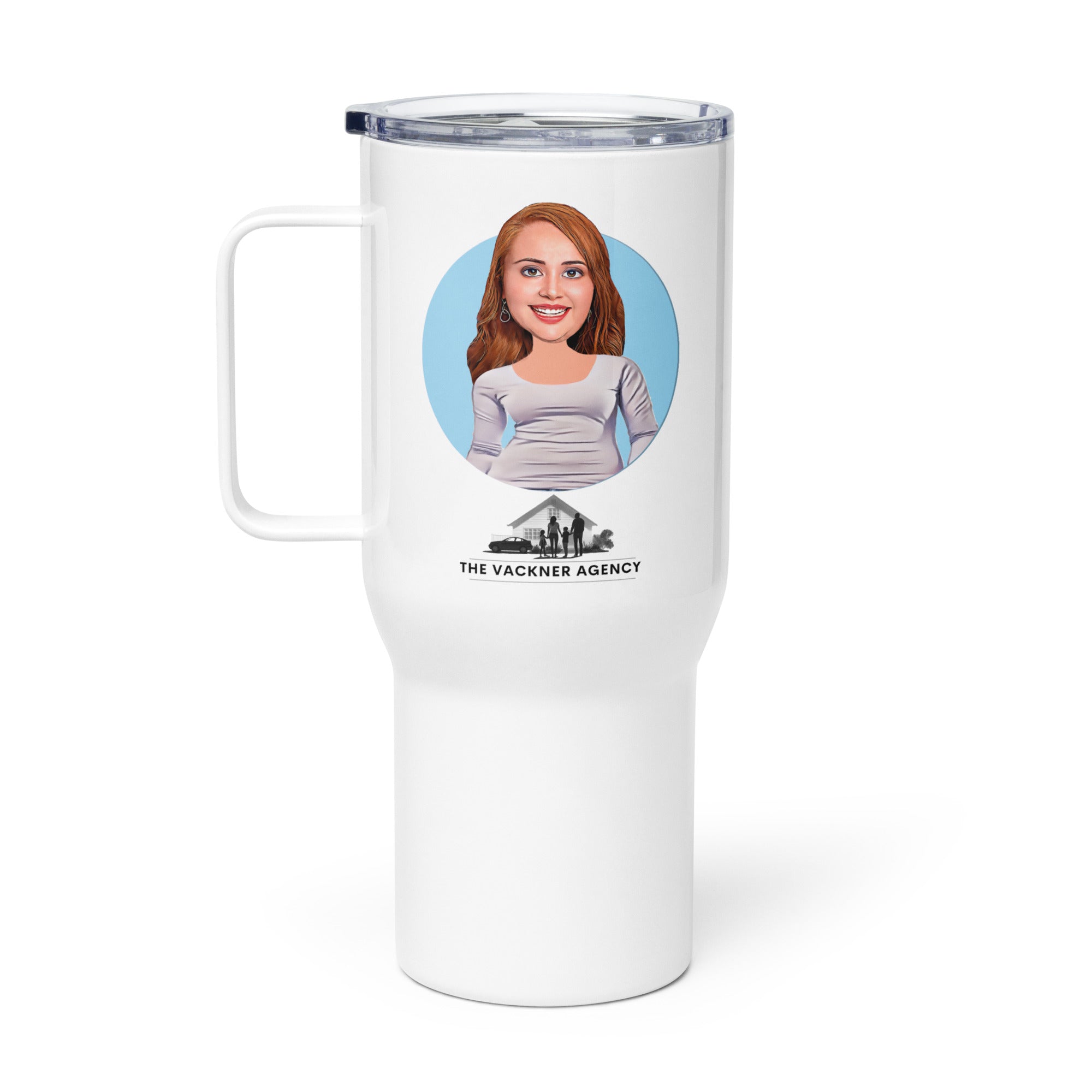 Melissa Vackner Agency Travel mug with a handle - Melissa