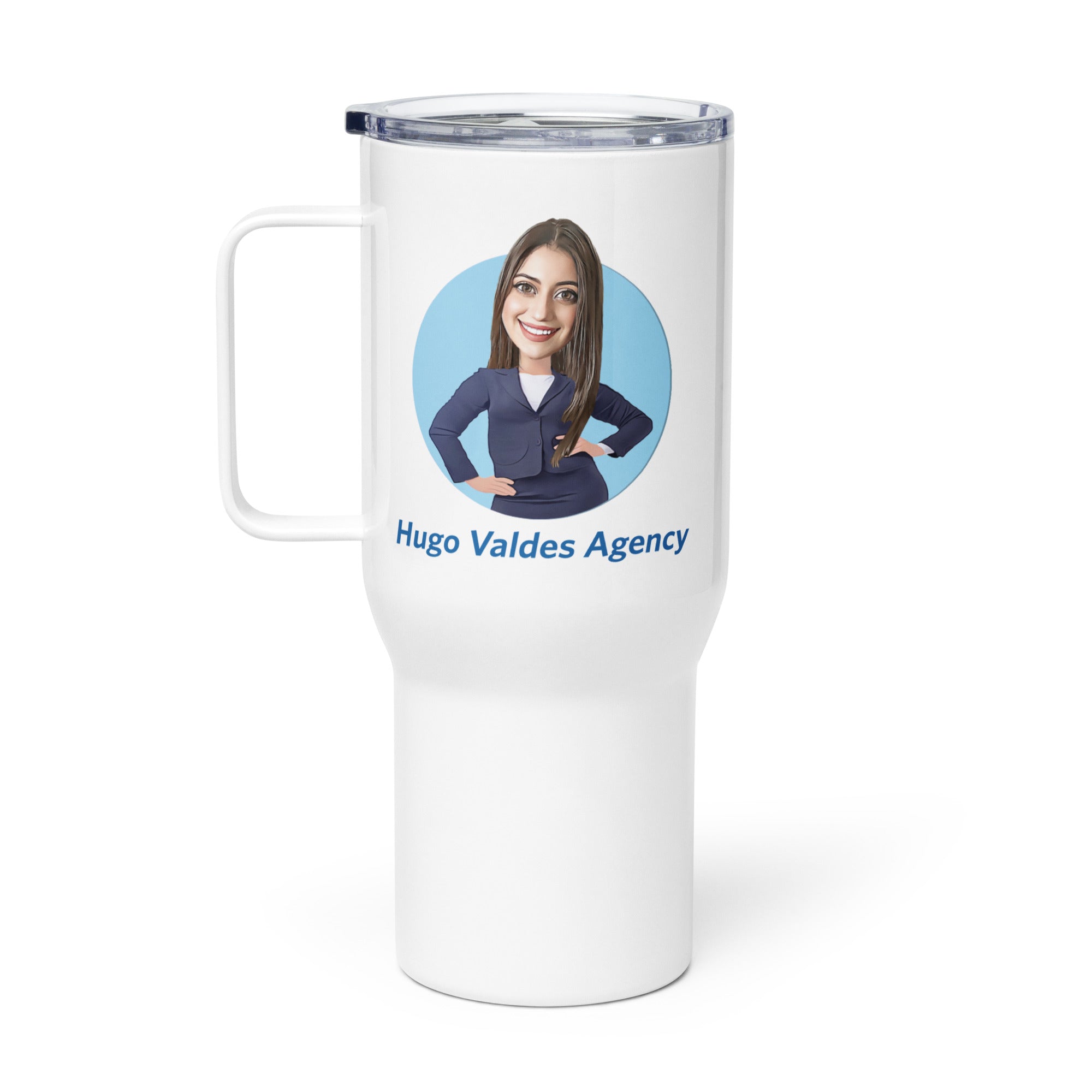 Hugo Valdes Travel mug with a handle - Grisel