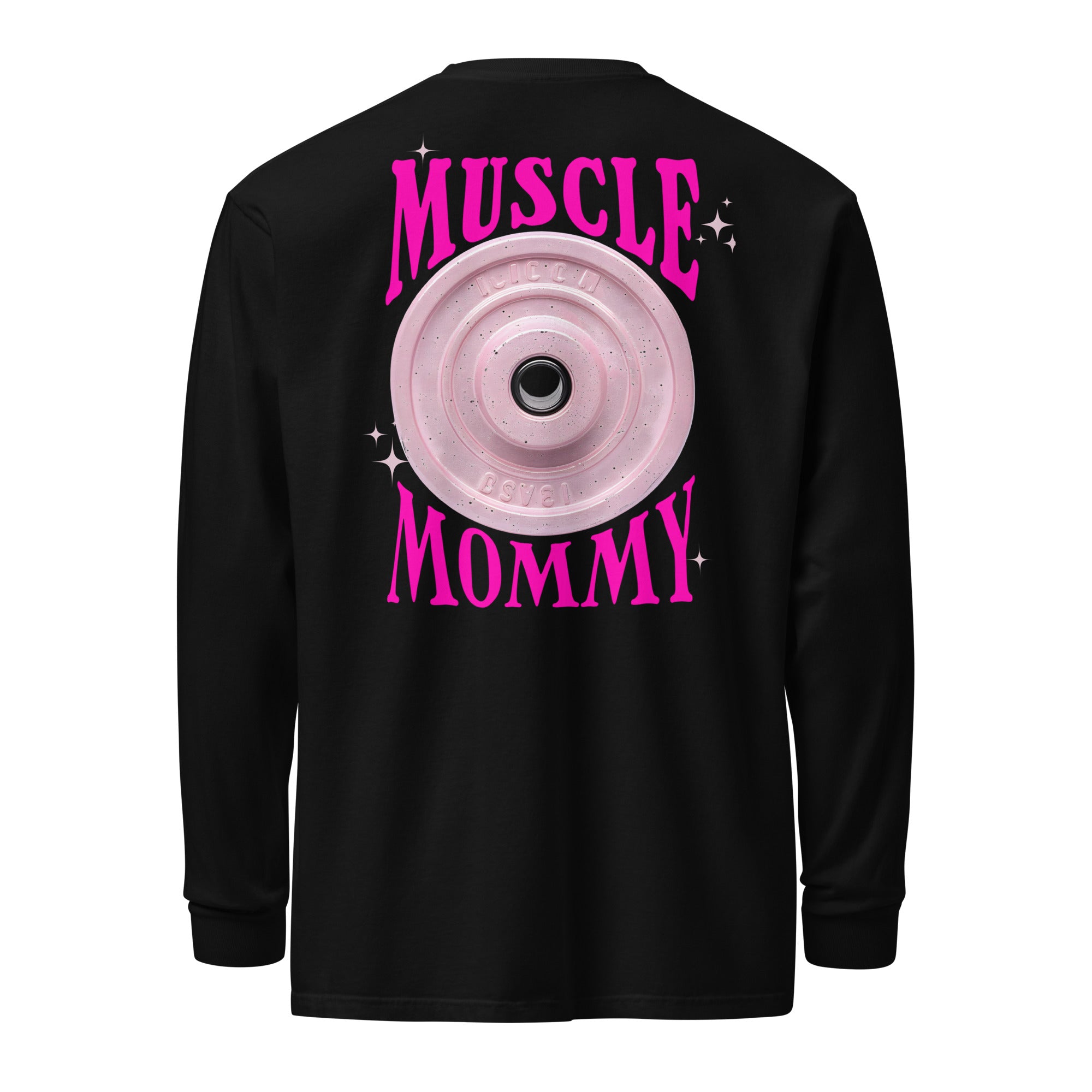 Muscle Mommy Garment-dyed heavyweight long-sleeve shirt