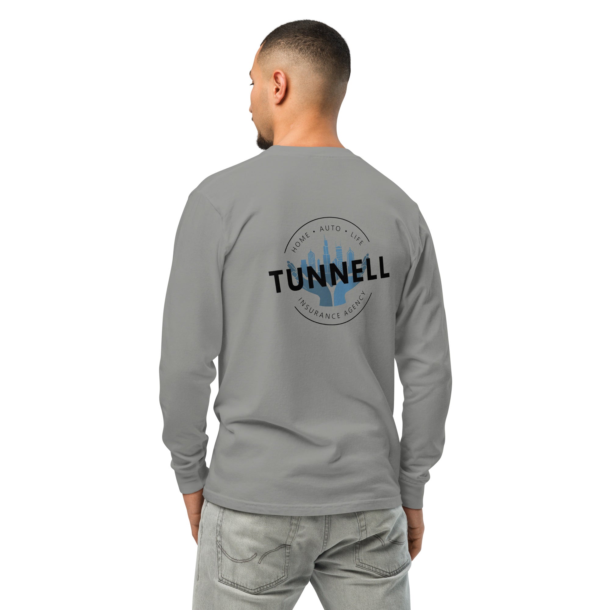 John Tunnell Agency Garment-dyed heavyweight long-sleeve shirt