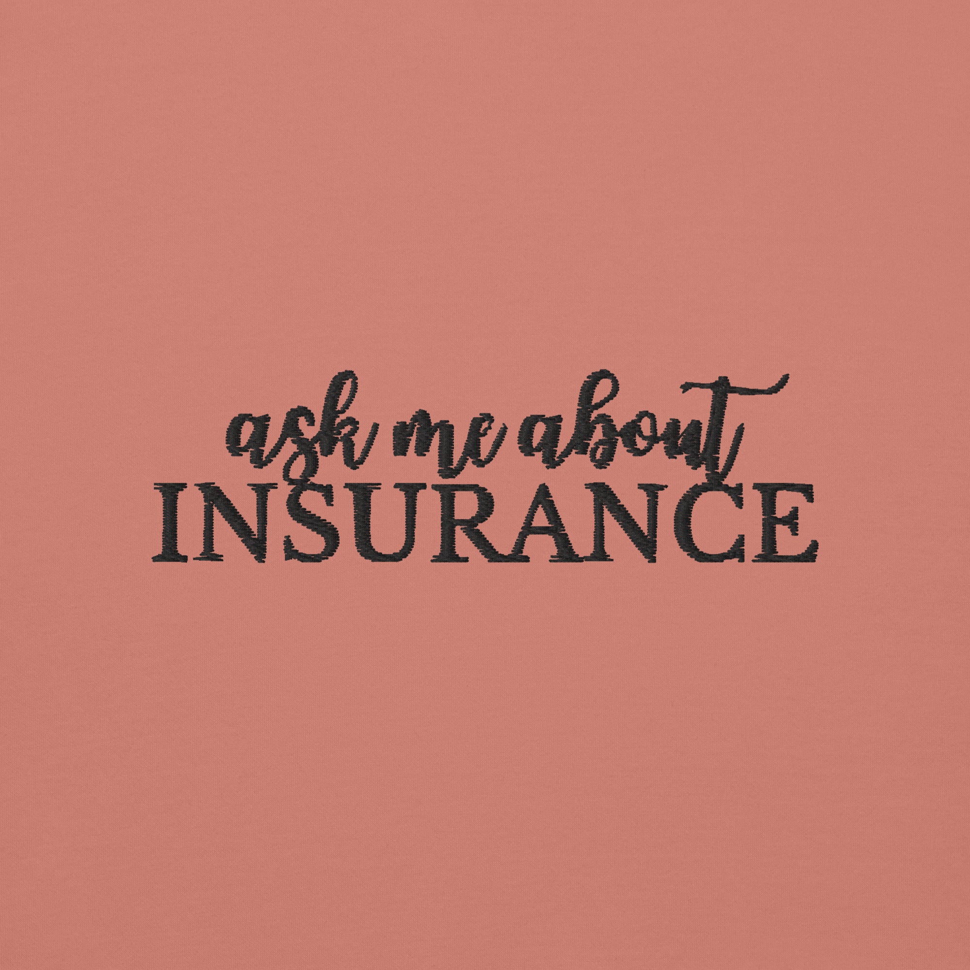Insurance Agent Line Unisex Hoodie - Ask me about Insurance
