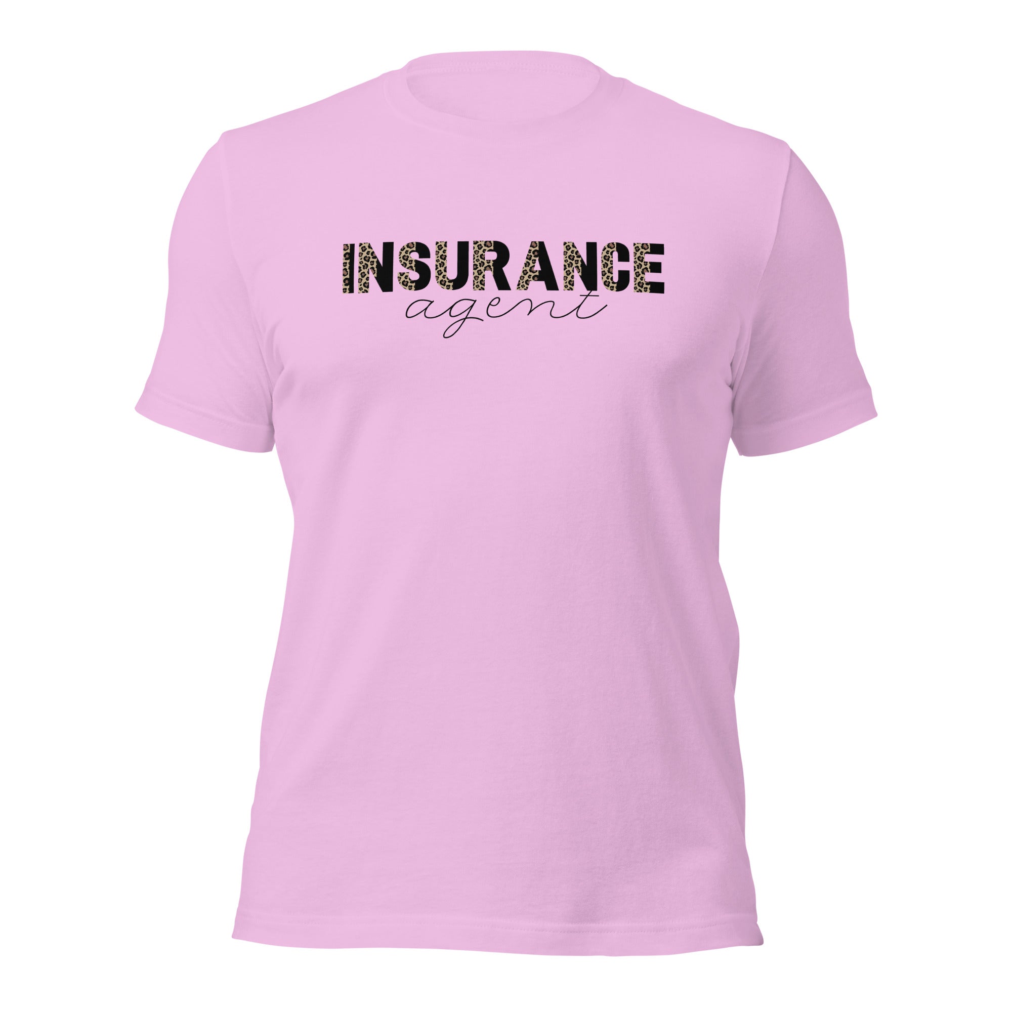 Insurance Agent Line Unisex t-shirt - brown leopard