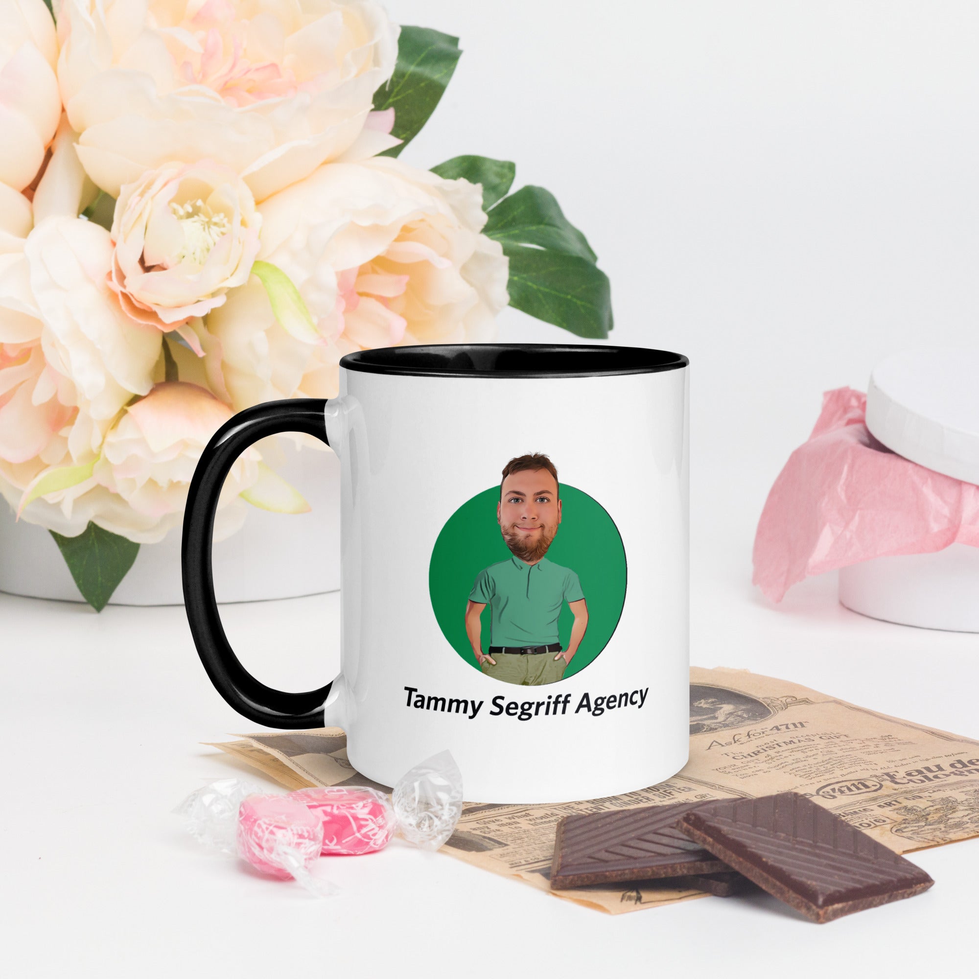 Tammy Segriff Mug with Color Inside - Justin