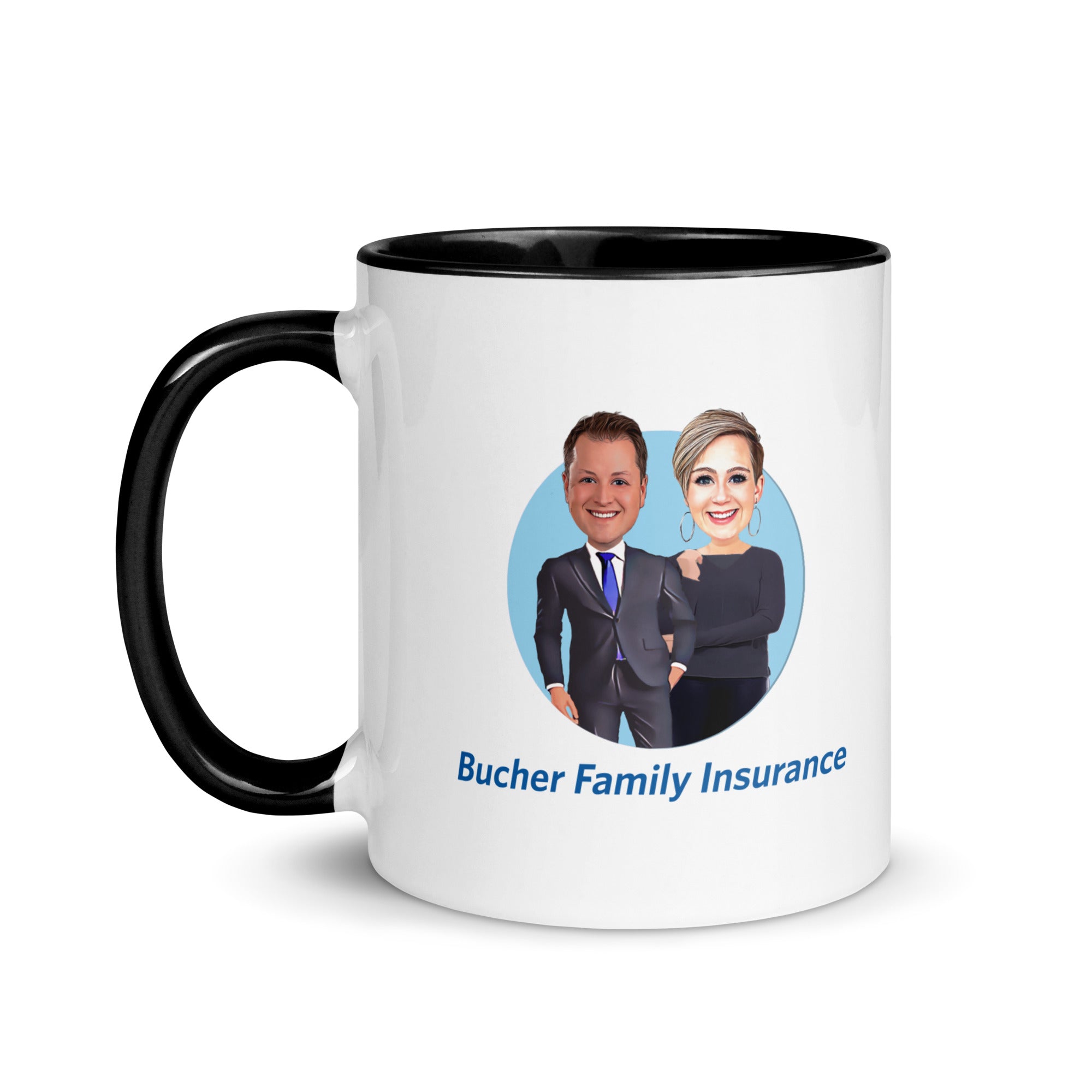Ben Bucher Agency Mug with Color Inside - Ben & Callie