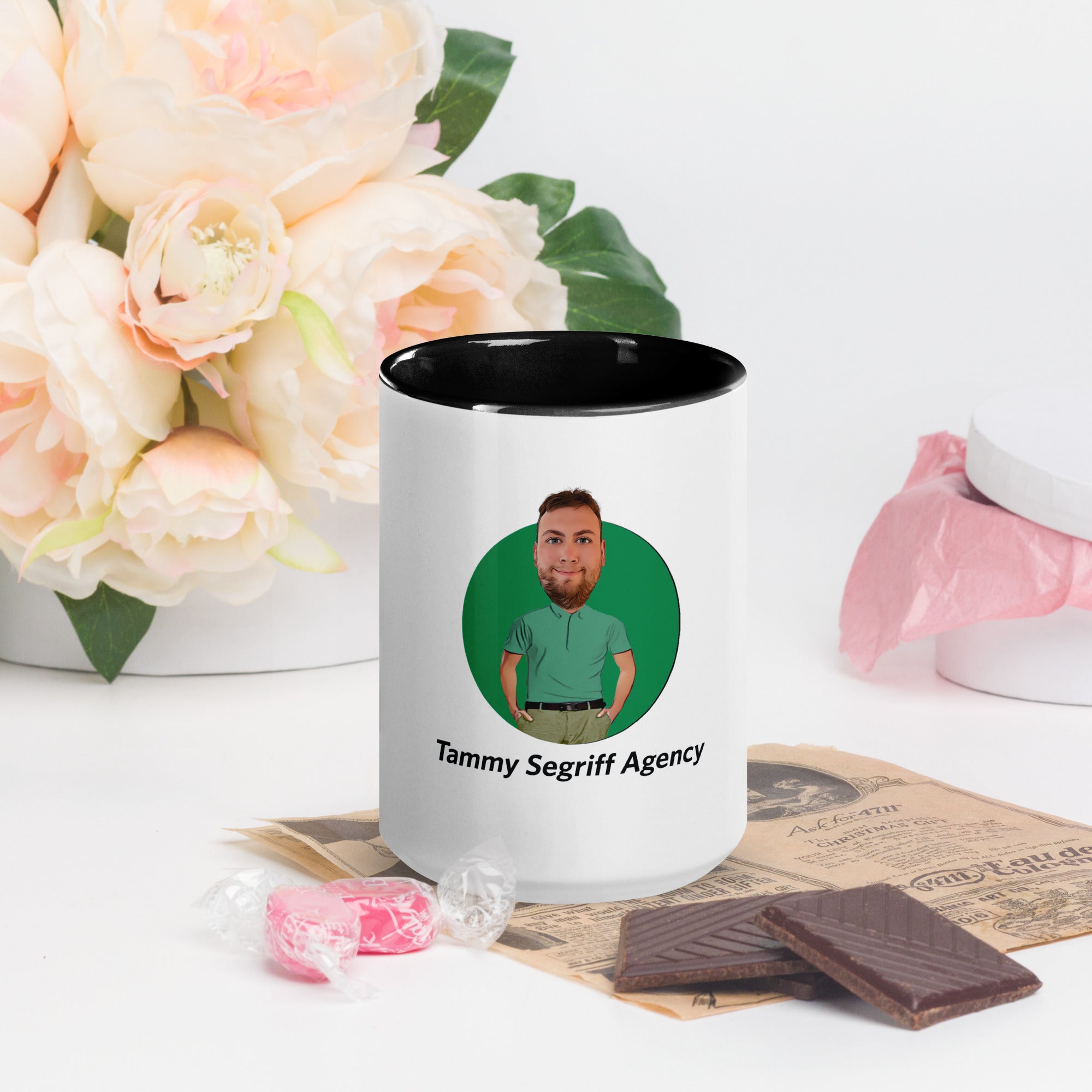 Tammy Segriff Mug with Color Inside - Justin