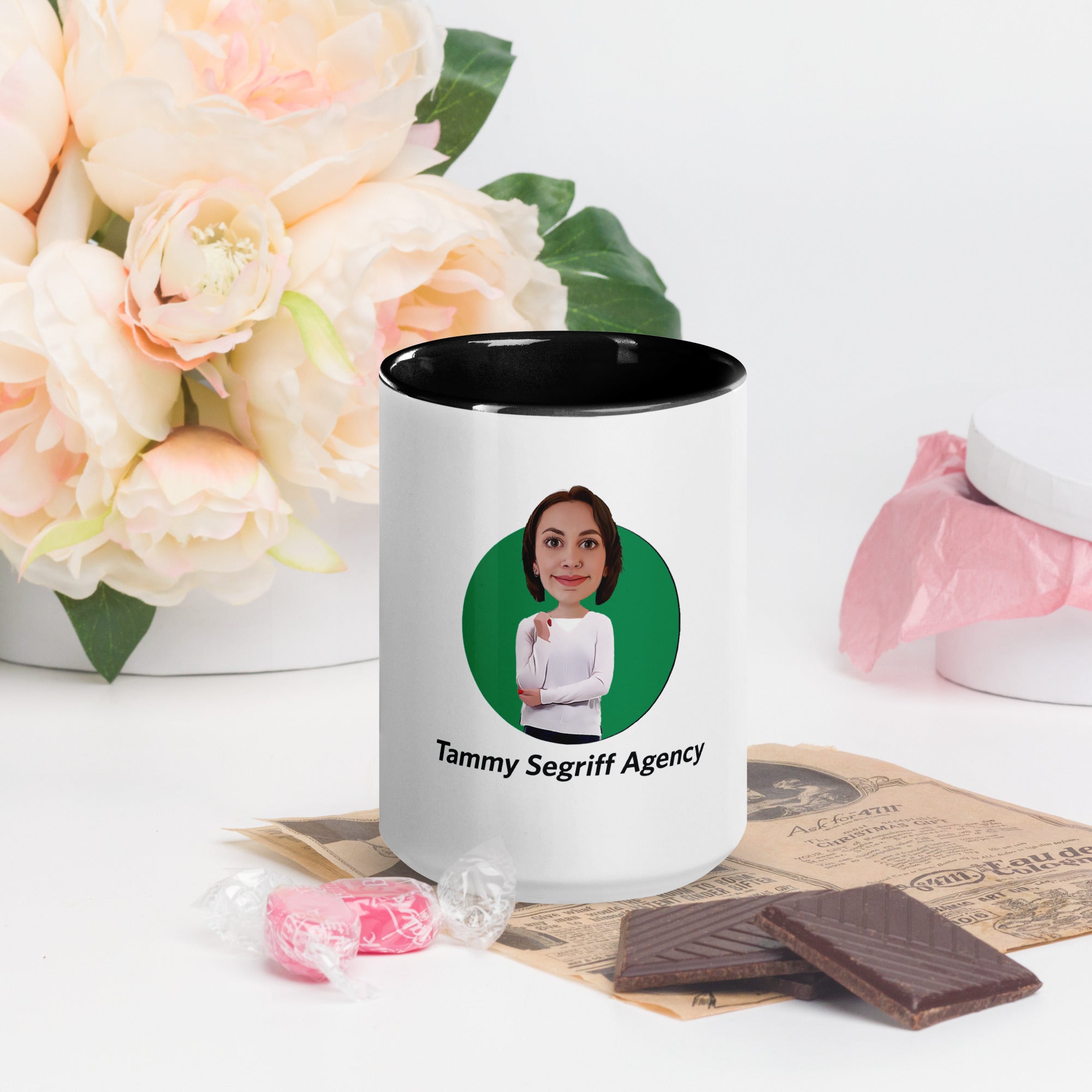 Tammy Segriff Mug with Color Inside - Courtney