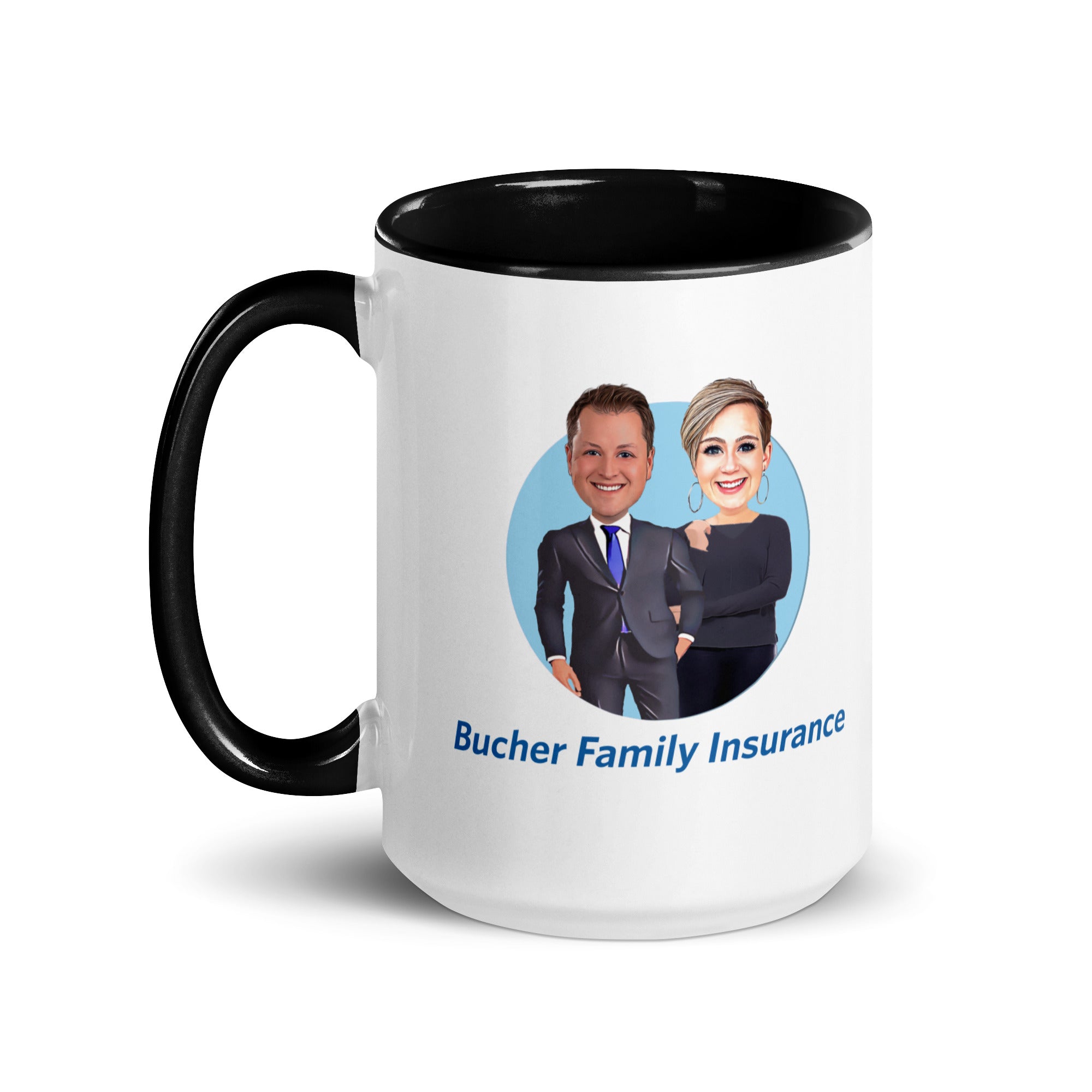 Ben Bucher Agency Mug with Color Inside - Ben & Callie