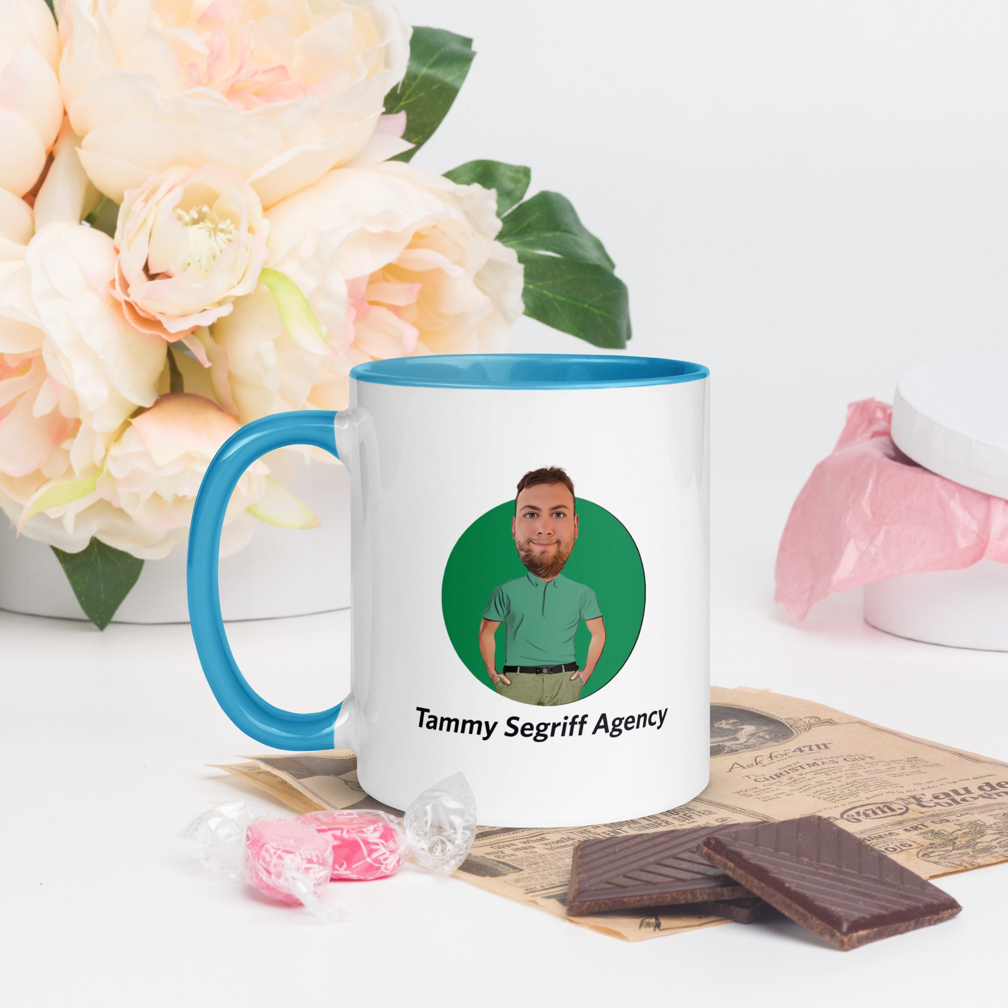 Tammy Segriff Mug with Color Inside - Justin