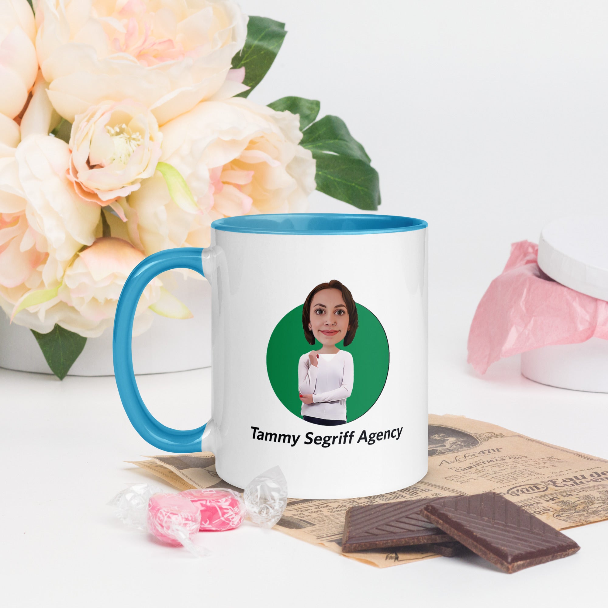 Tammy Segriff Mug with Color Inside - Courtney