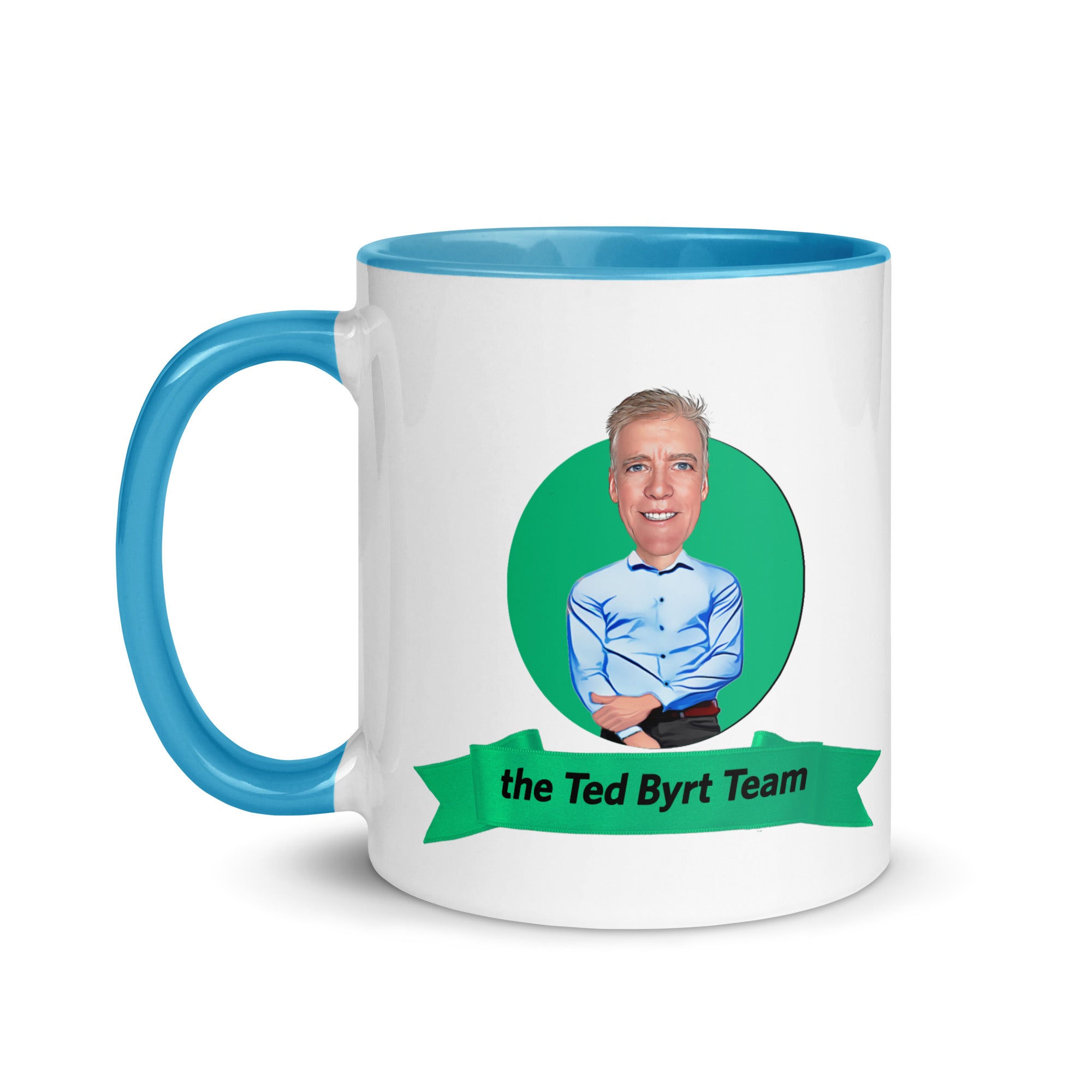 Ted Byrt Agency Mug with Color Inside - Ted