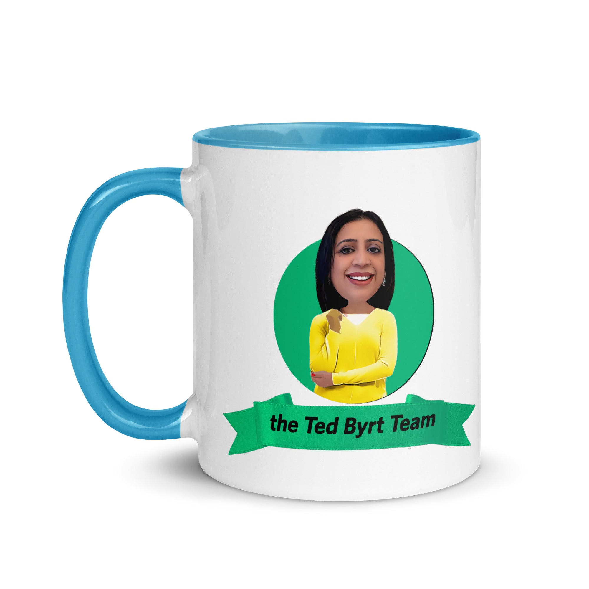 Ted Byrt Agency Mug with Color Inside - Sandy