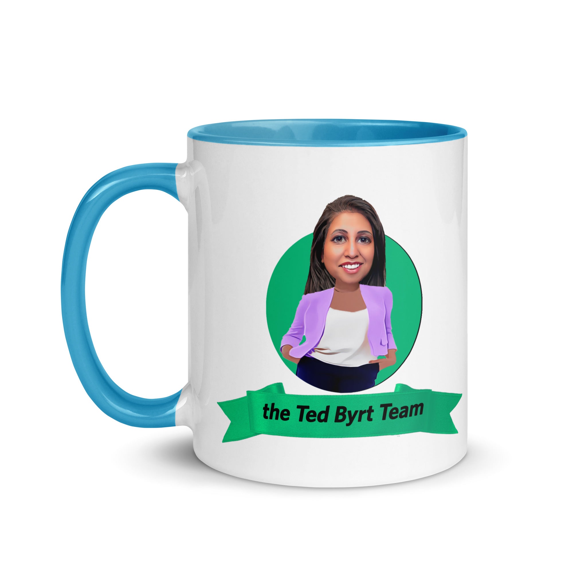 Ted Byrt Agency Mug with Color Inside - Saira