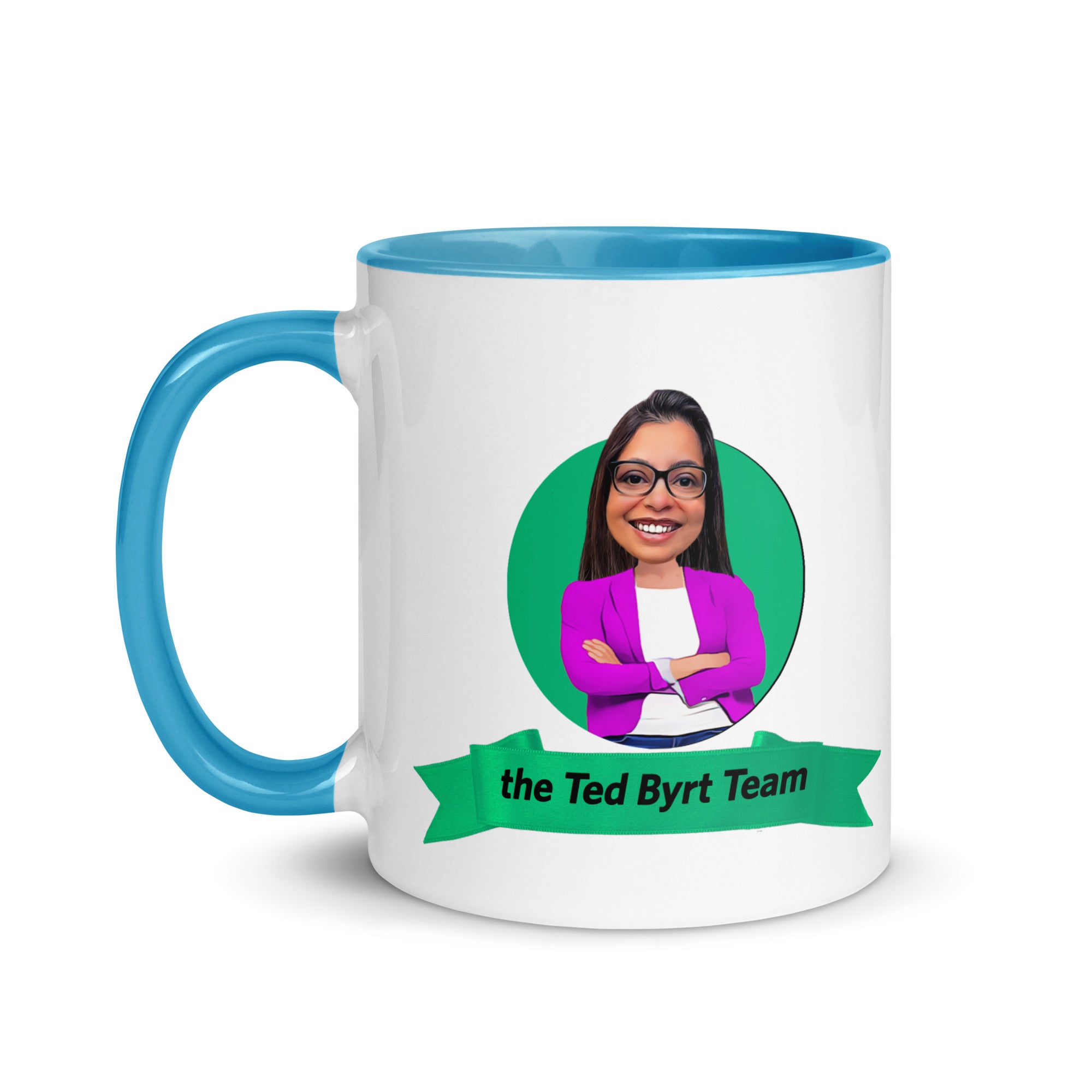 Ted Byrt Mug with Color Inside - Hiral