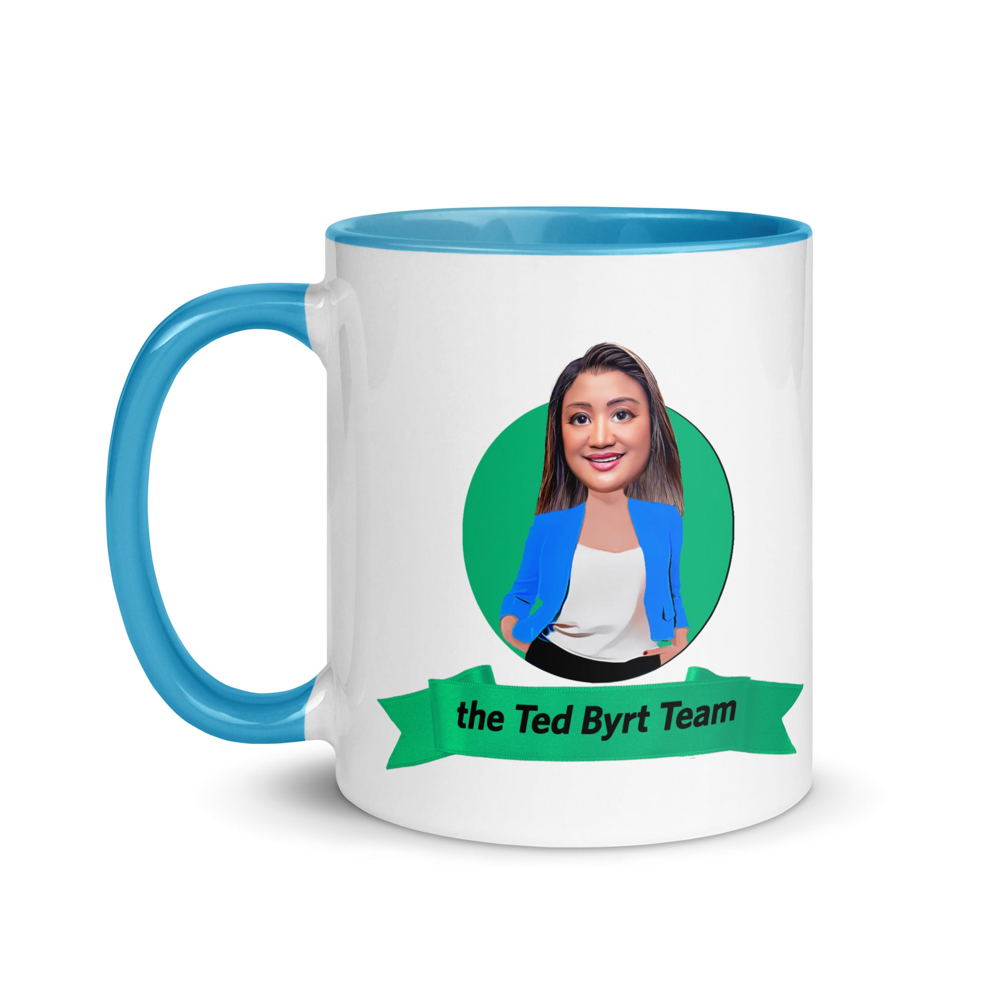 Ted Byrt Agency Mug with Color Inside- Regee