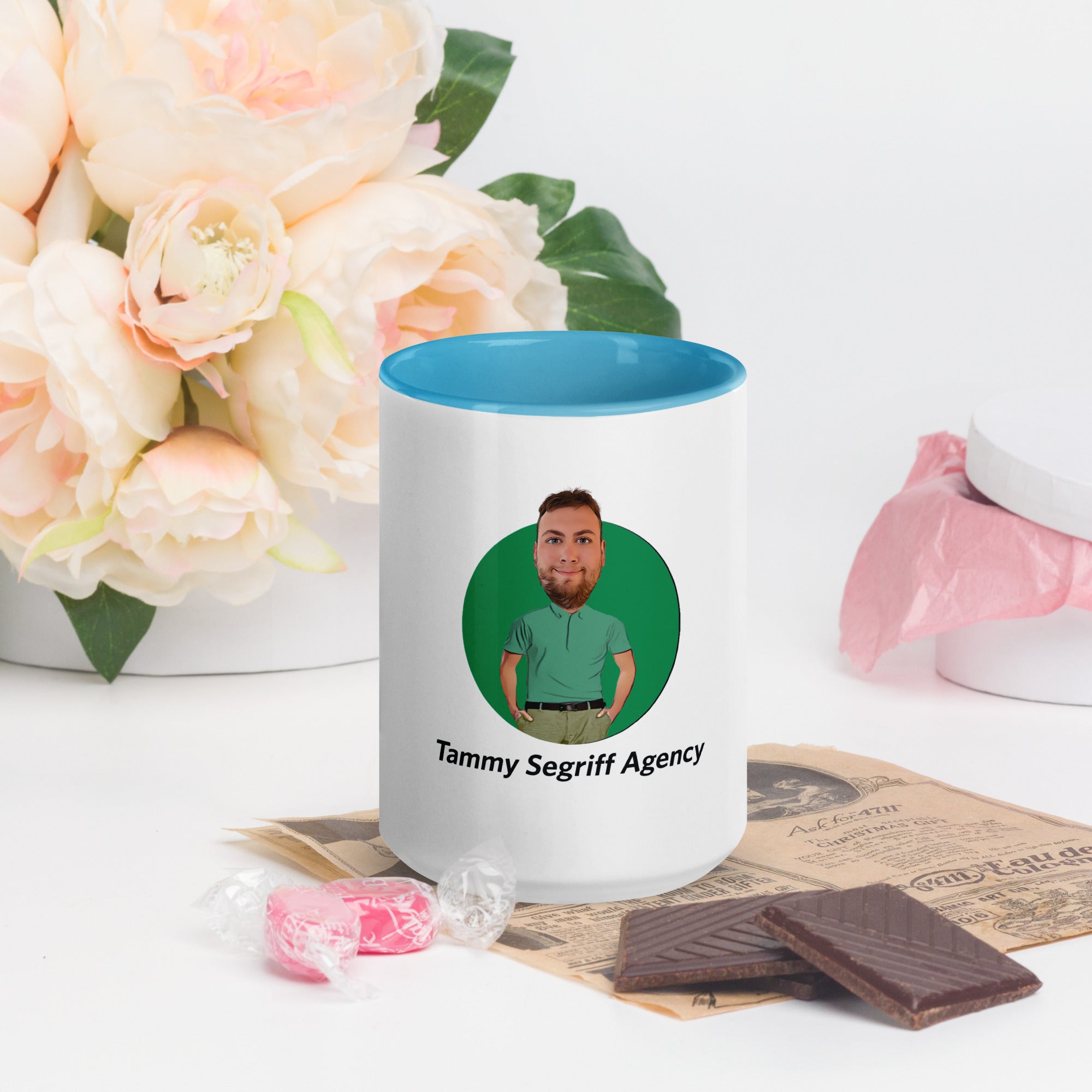 Tammy Segriff Mug with Color Inside - Justin