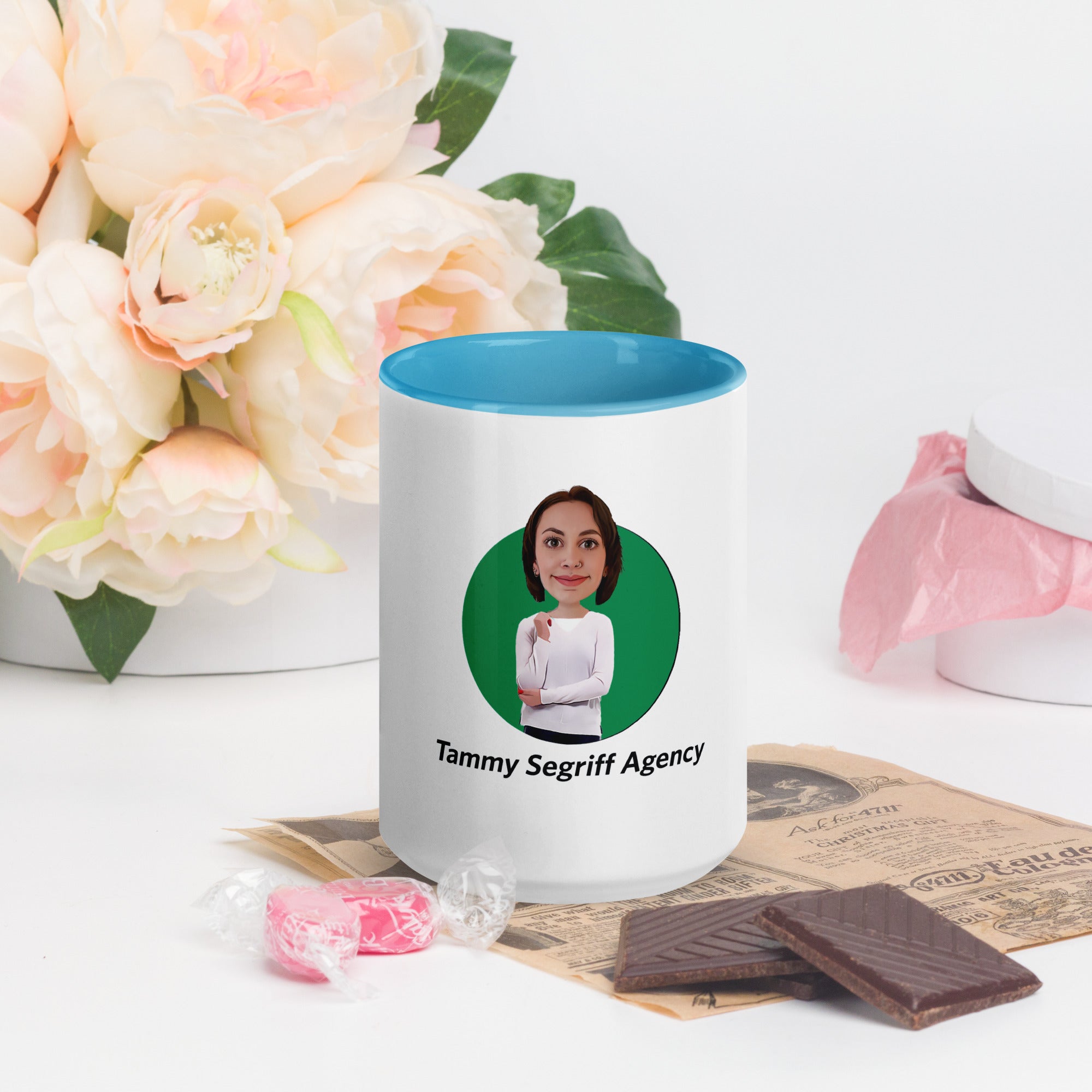 Tammy Segriff Mug with Color Inside - Courtney