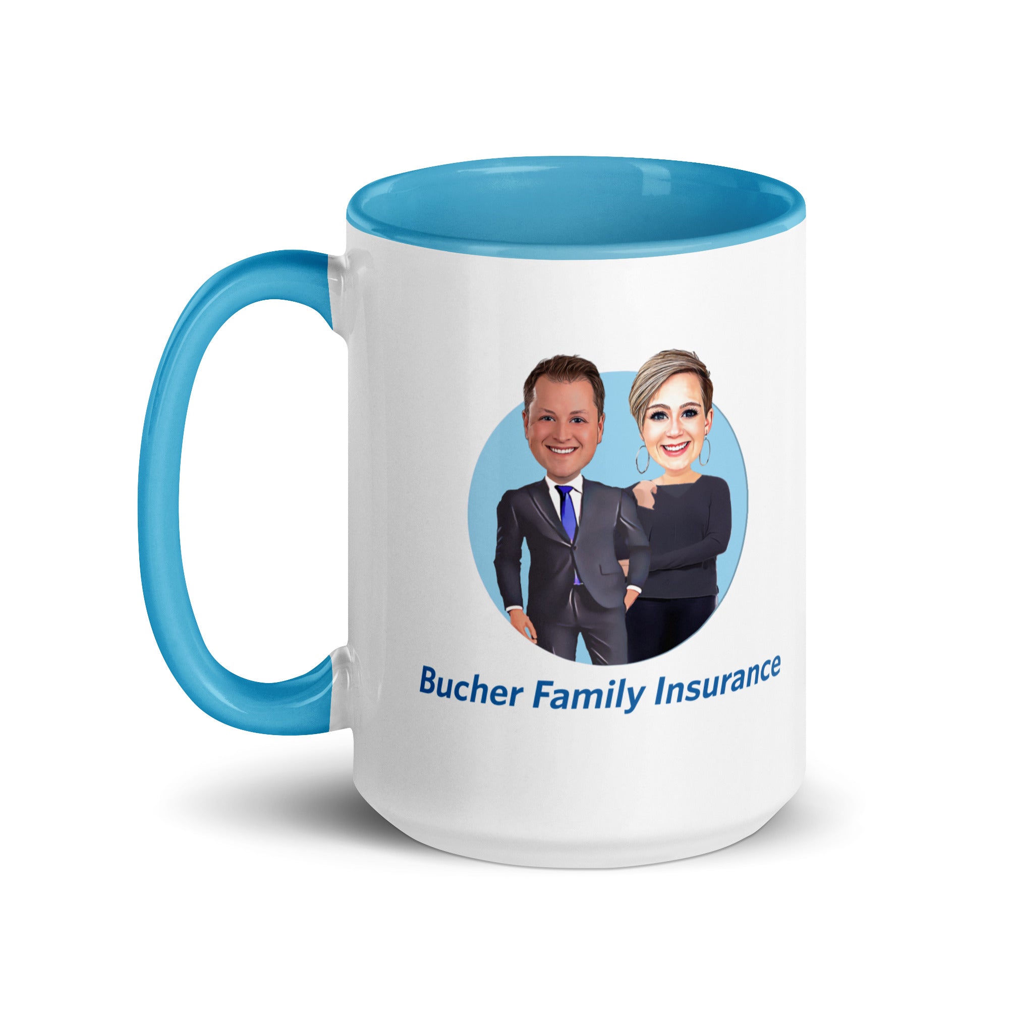 Ben Bucher Agency Mug with Color Inside - Ben & Callie