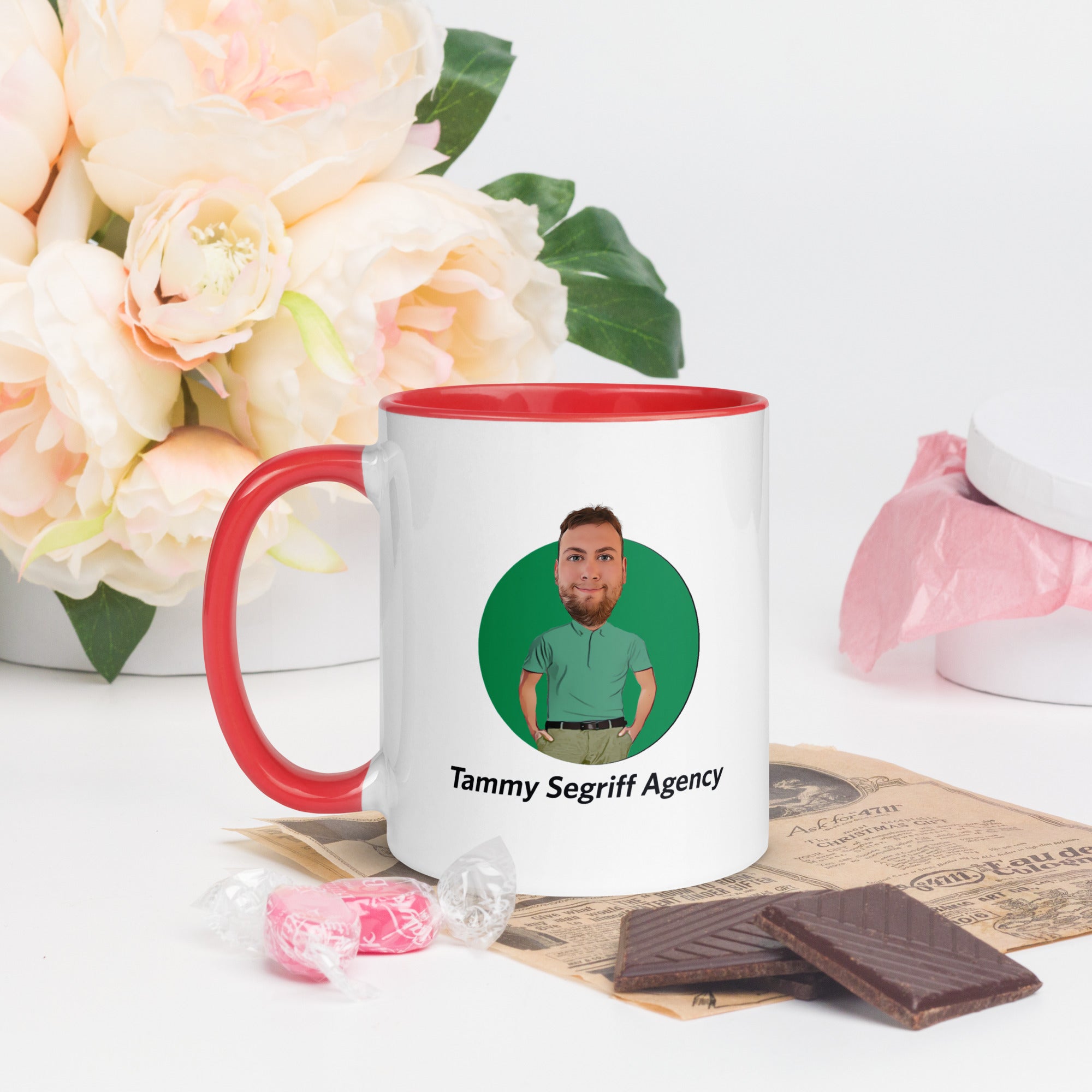Tammy Segriff Mug with Color Inside - Justin