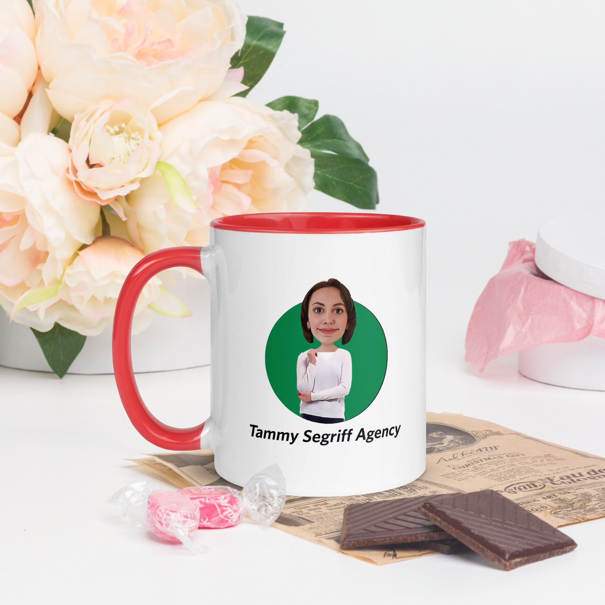 Tammy Segriff Mug with Color Inside - Courtney
