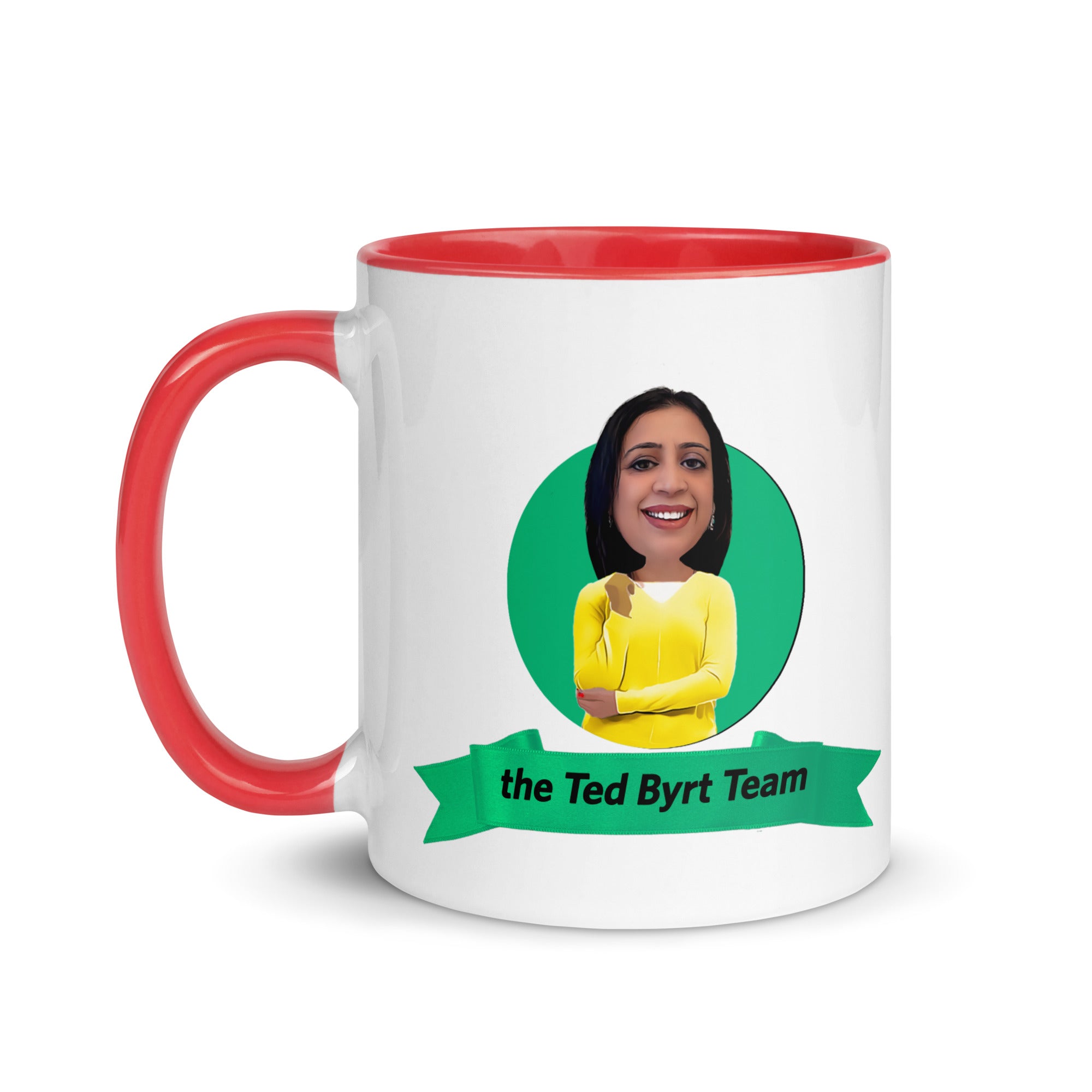 Ted Byrt Agency Mug with Color Inside - Sandy