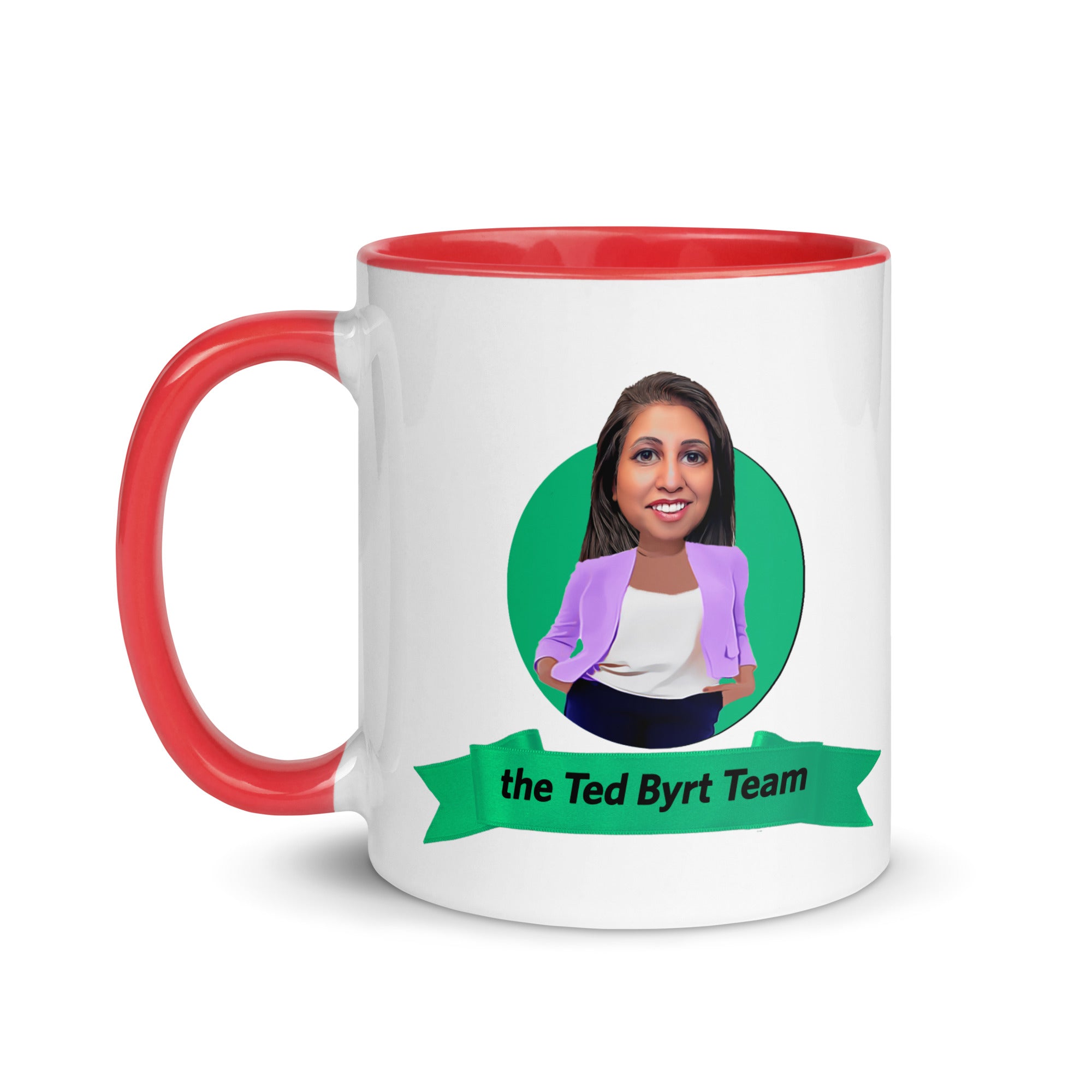 Ted Byrt Agency Mug with Color Inside - Saira