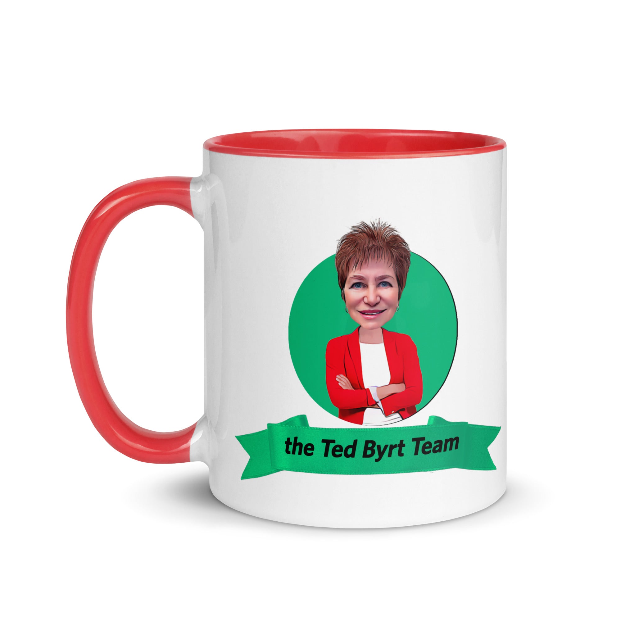 Ted Byrt Agency Mug with Color Inside- Petra