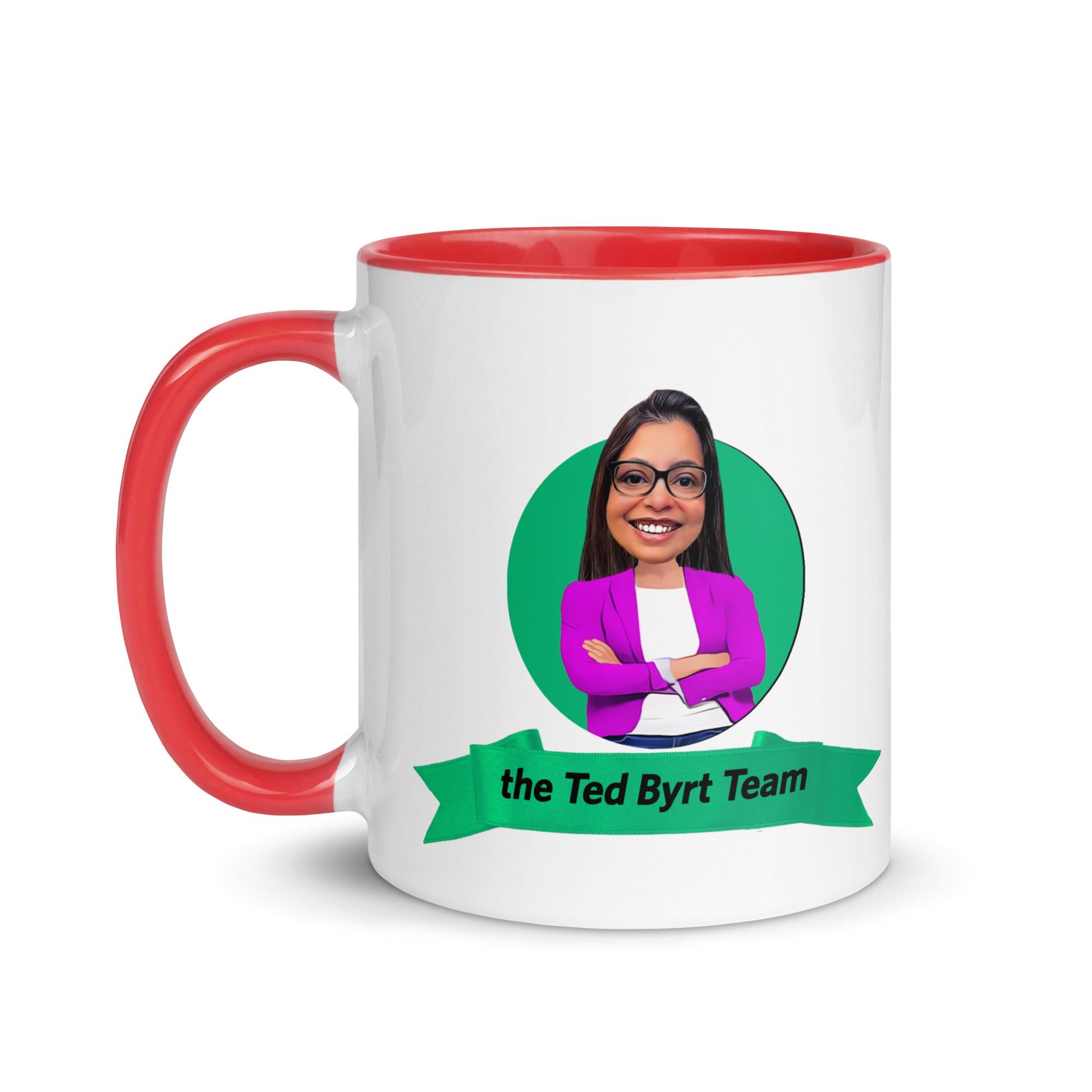 Ted Byrt Mug with Color Inside - Hiral